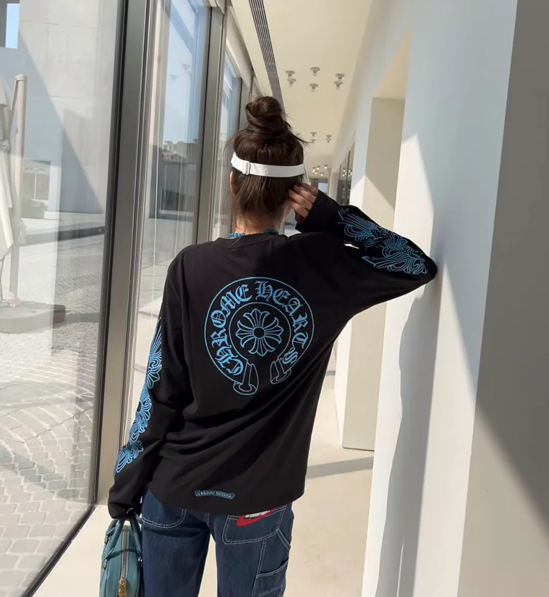 Лонгсливы Мужские Chrome Hearts 11399360