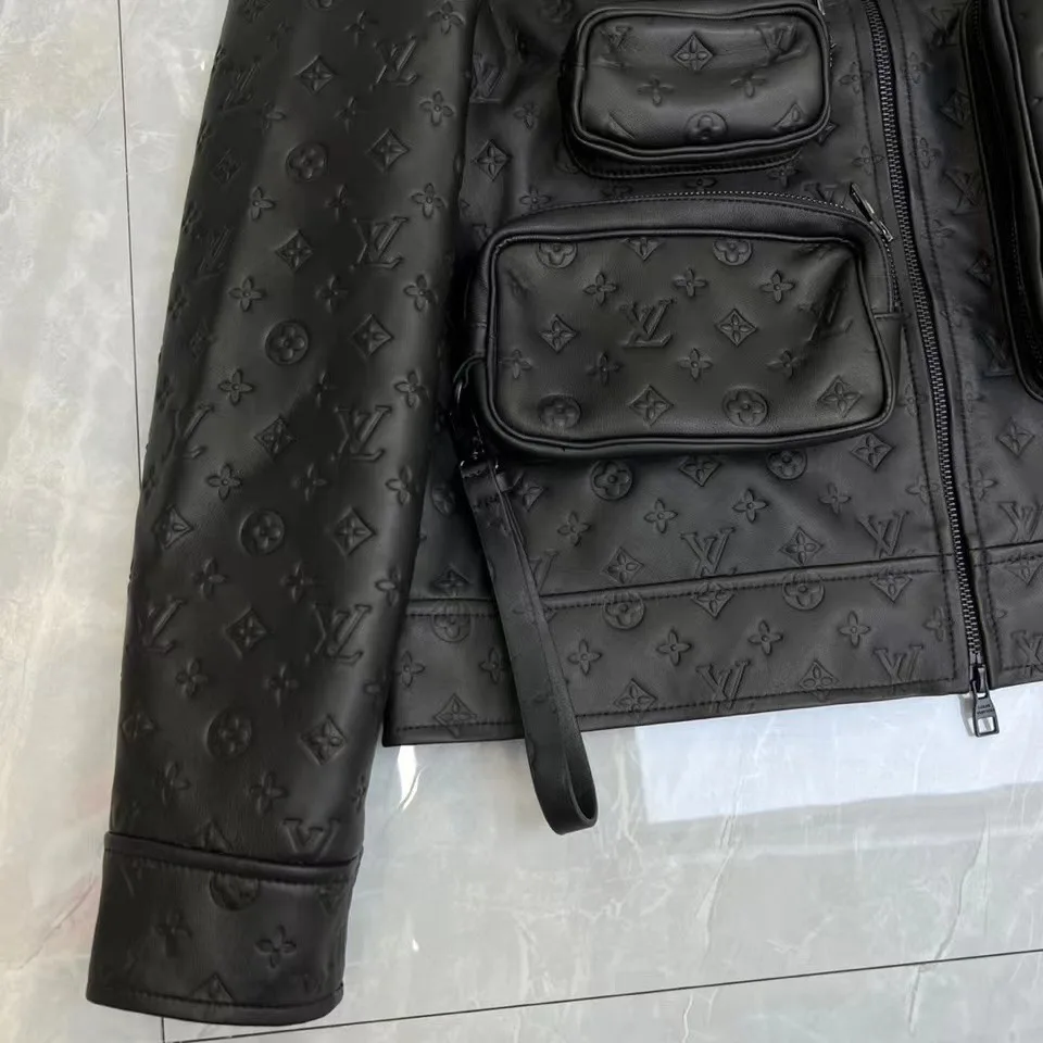 Кожаные Куртки И Дублёнки Мужские Louis Vuitton 10088567