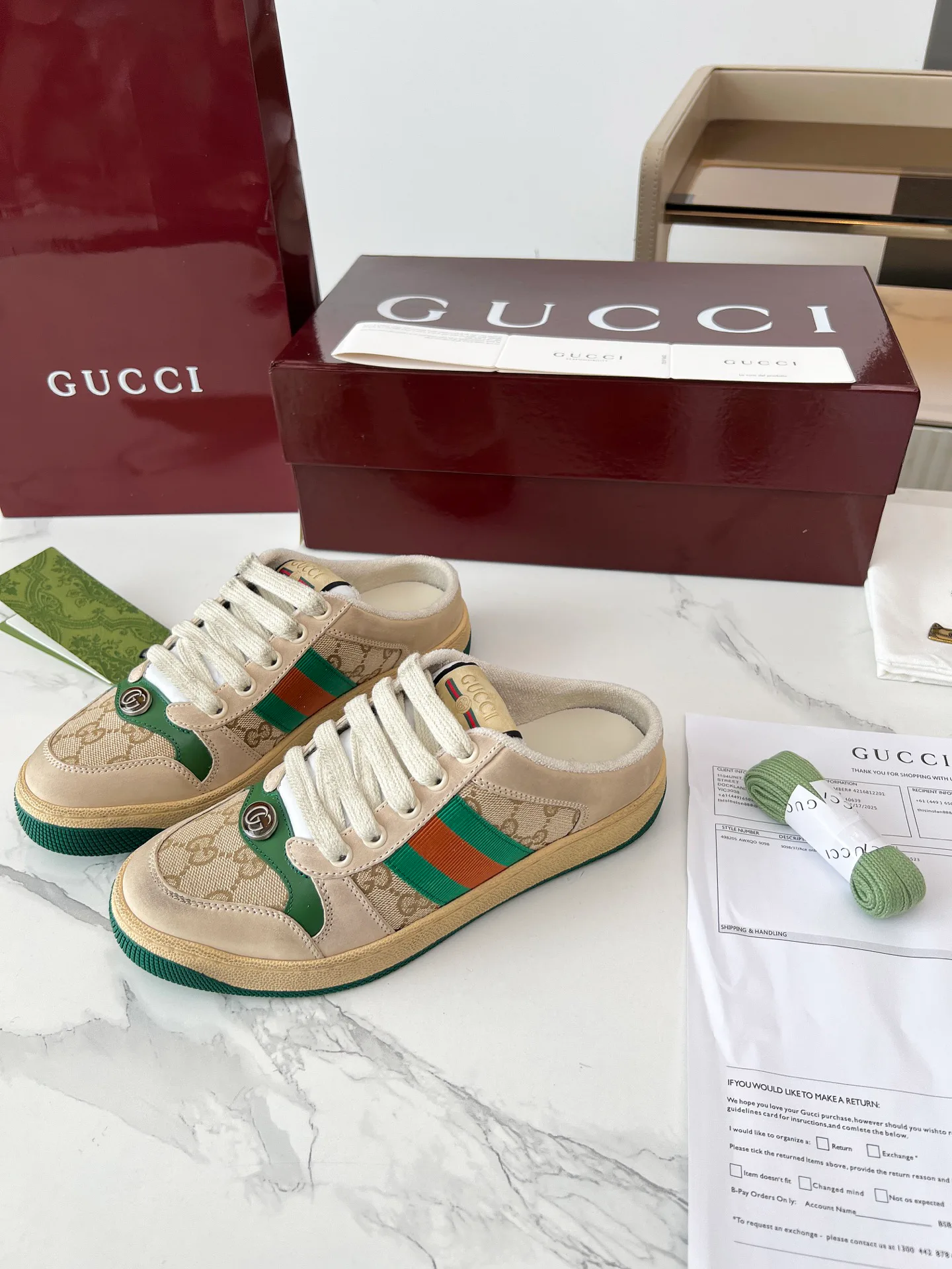 Кроссовки Женские Gucci 46013