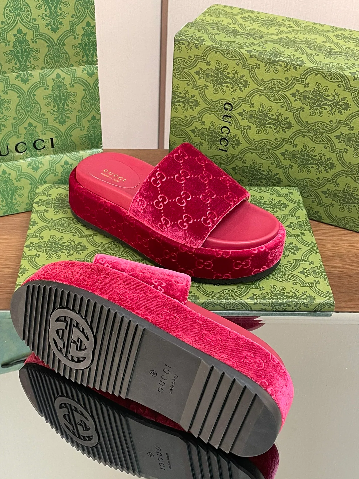 Шлепанцы Женские Gucci 10906