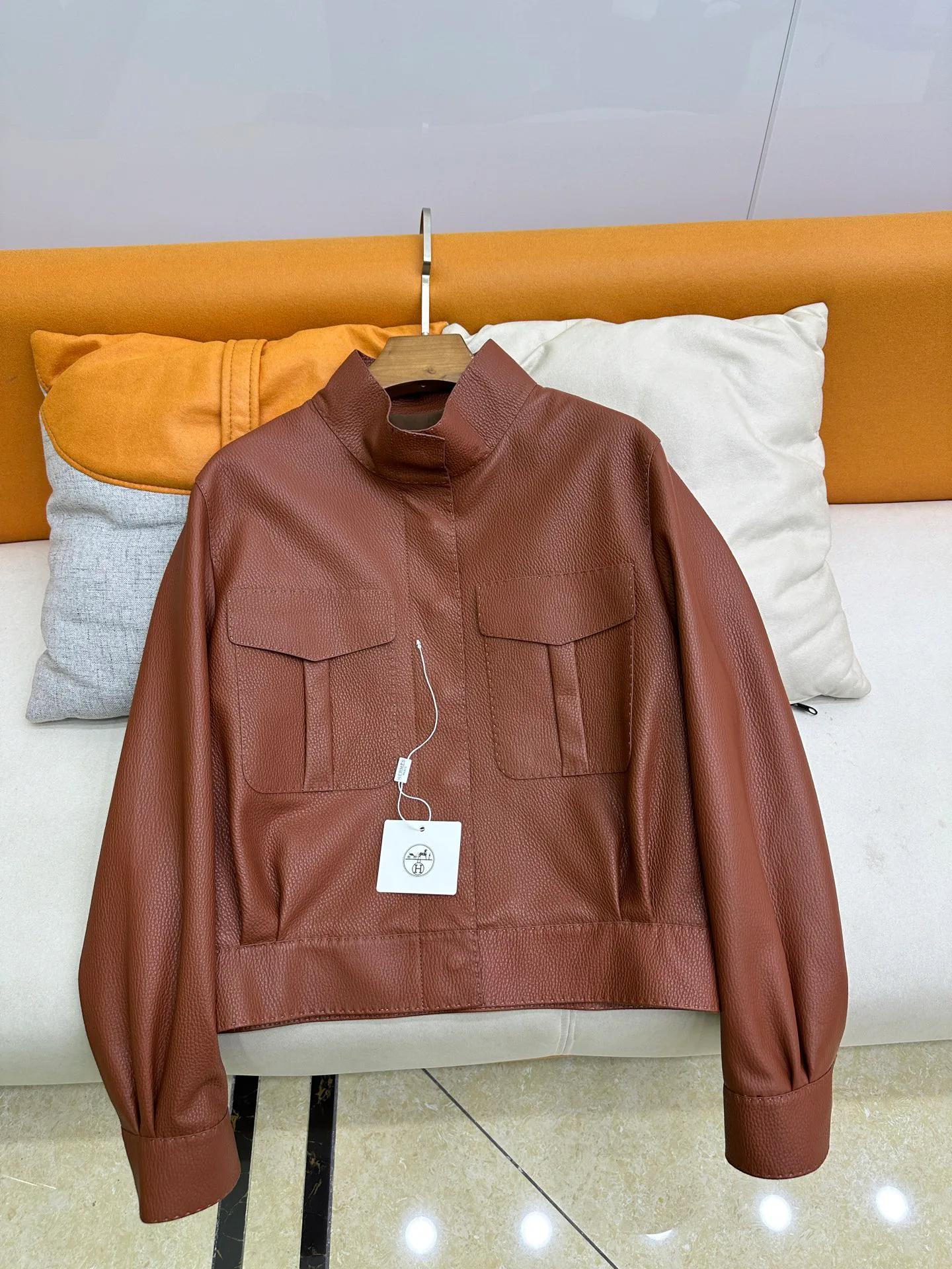 Кожаные Куртки И Дублёнки Женские Hermes 11187836