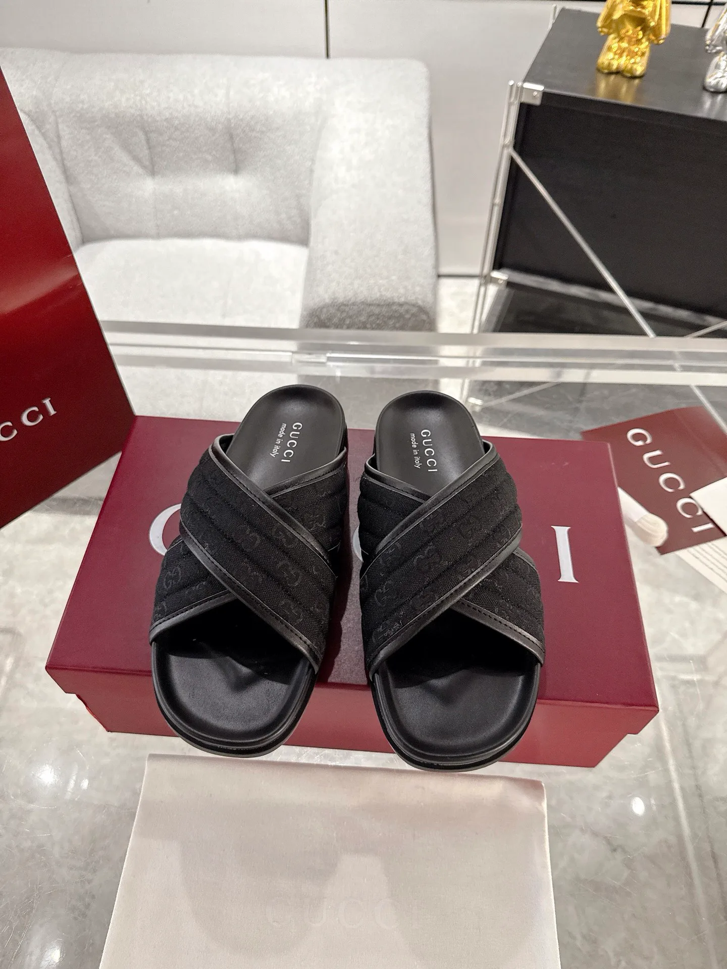 Шлепанцы Женские Gucci 13598866