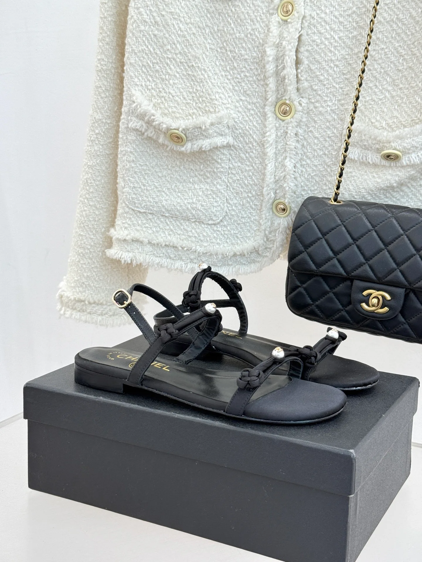 Босоножки Женские Chanel 11414459