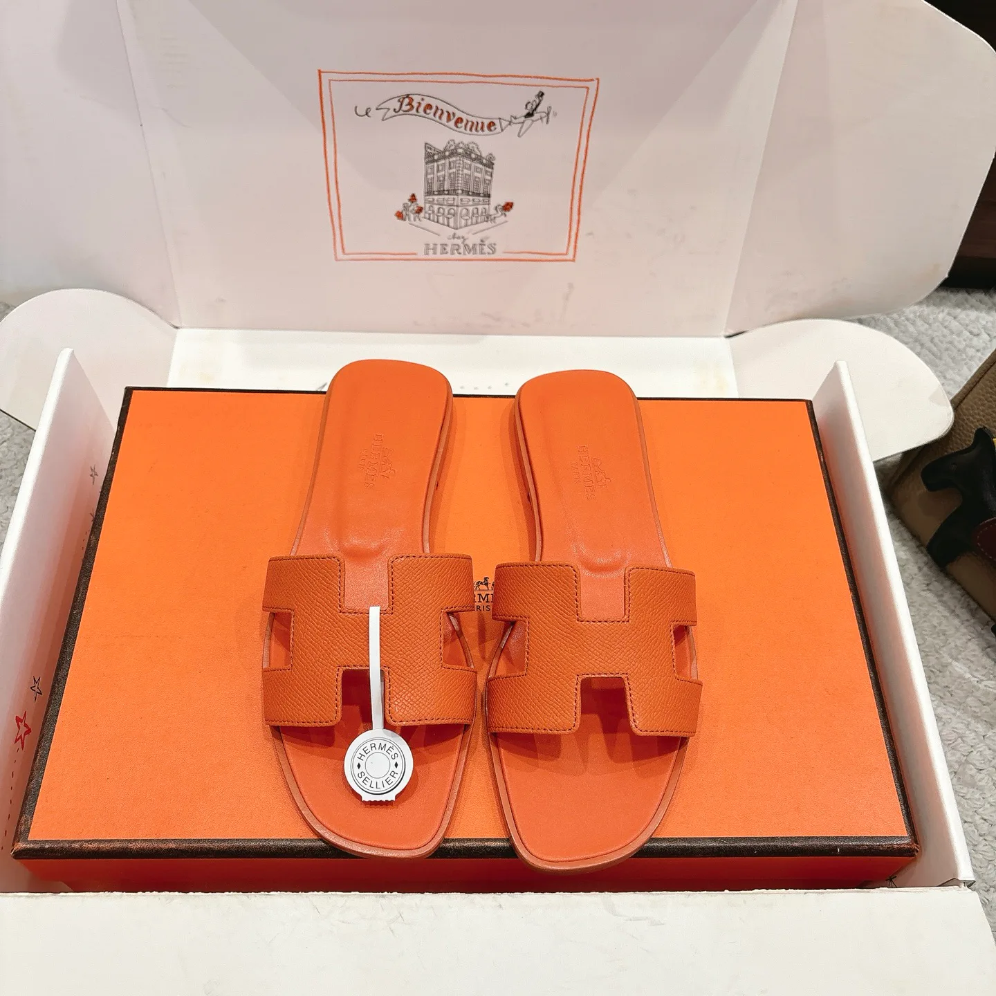 Шлепанцы Женские Hermes 2453831