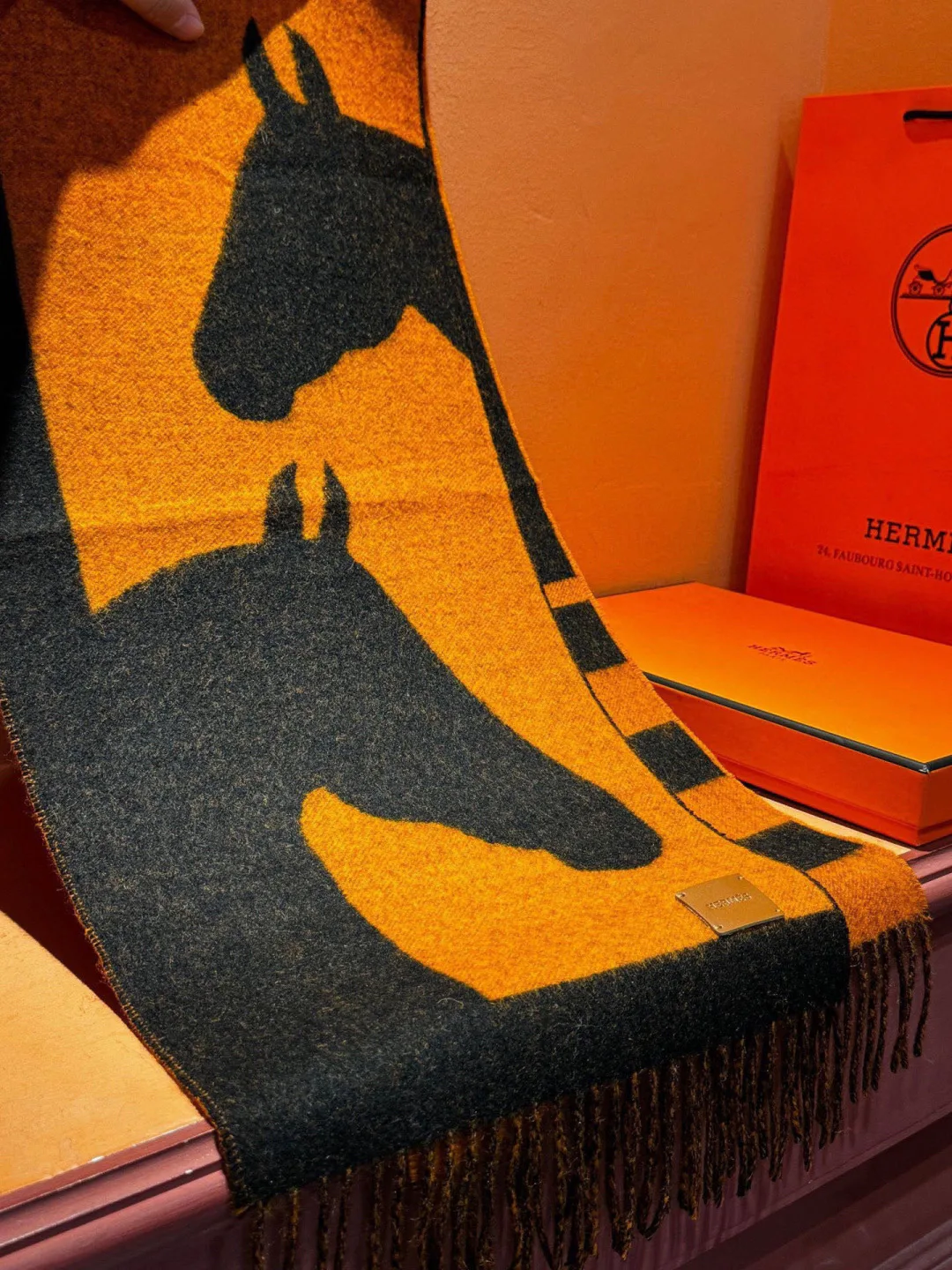 Шарфы Hermes 18222600