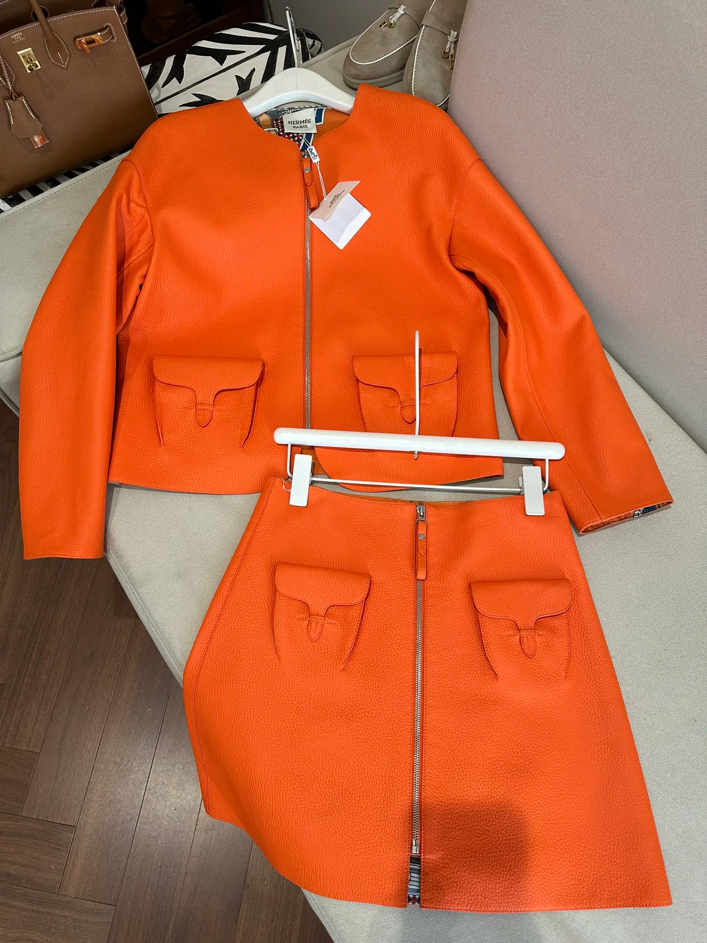 Кожаные Куртки И Дублёнки Женские Hermes 11460694