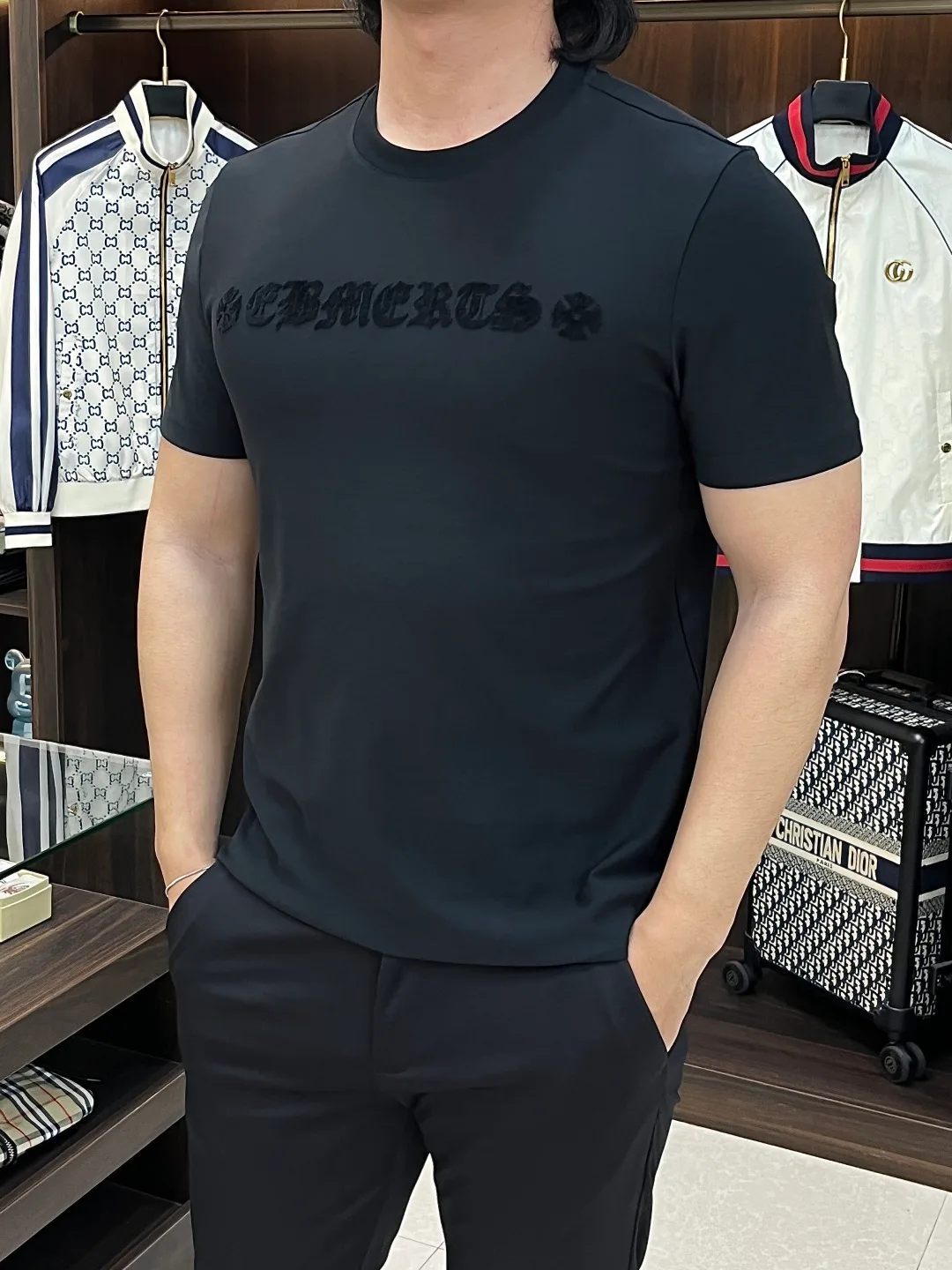 Футболки Мужские Chrome Hearts 11865240