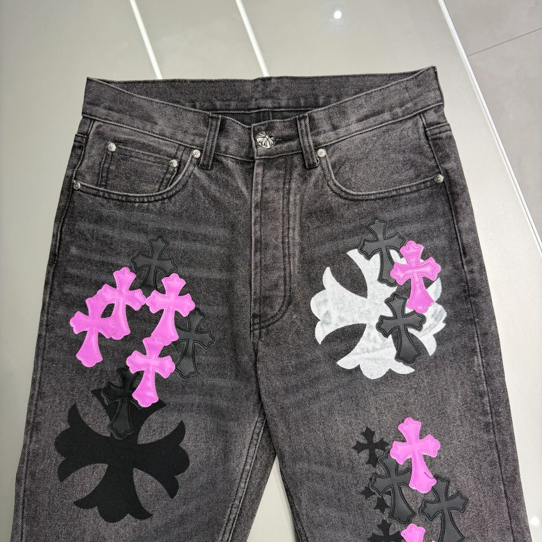 Джинсы Мужские Chrome Hearts 18278393