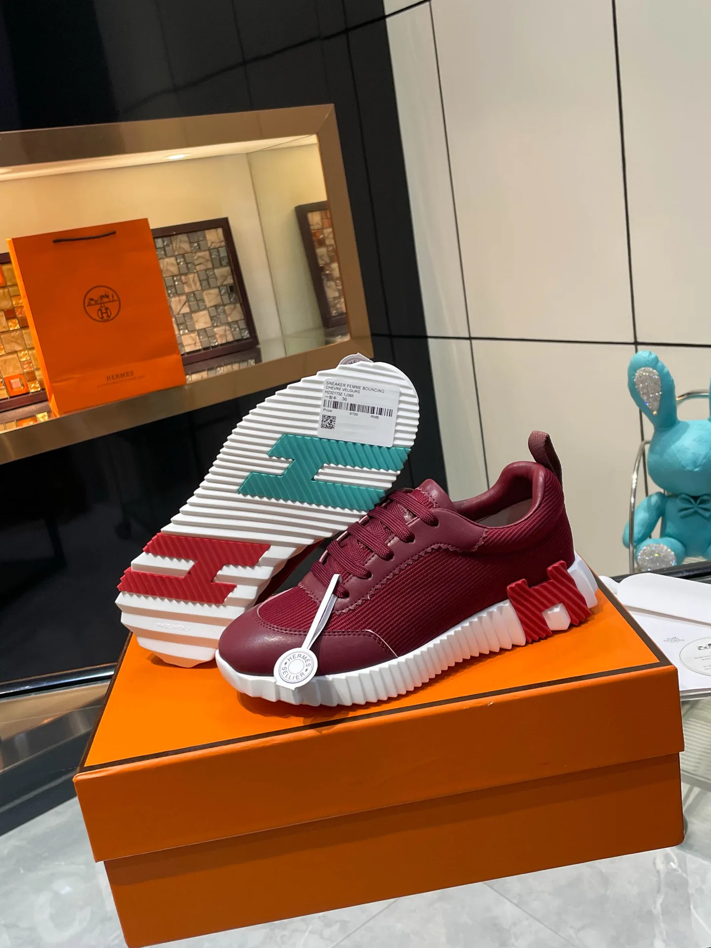 Кроссовки Женские Hermes 232537