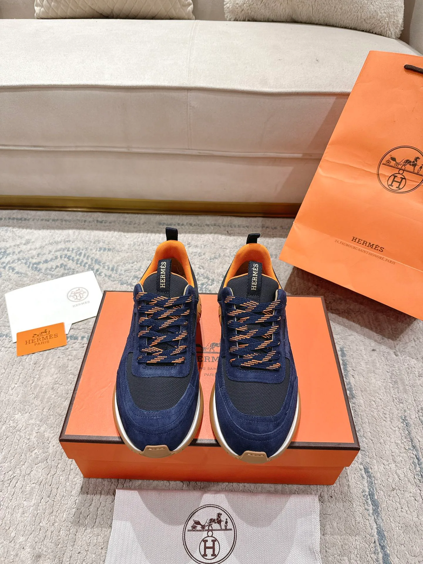 Кроссовки Мужские Hermes 12874762