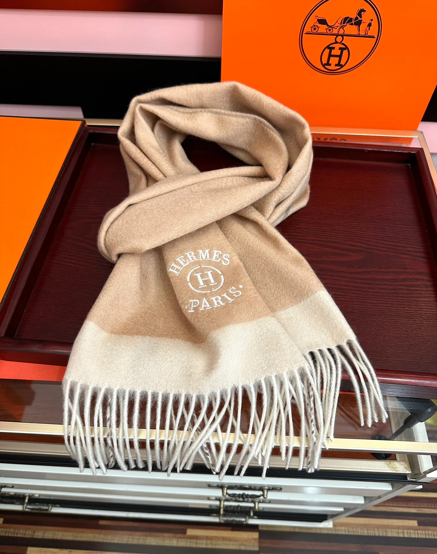 Шарфы Hermes 412449