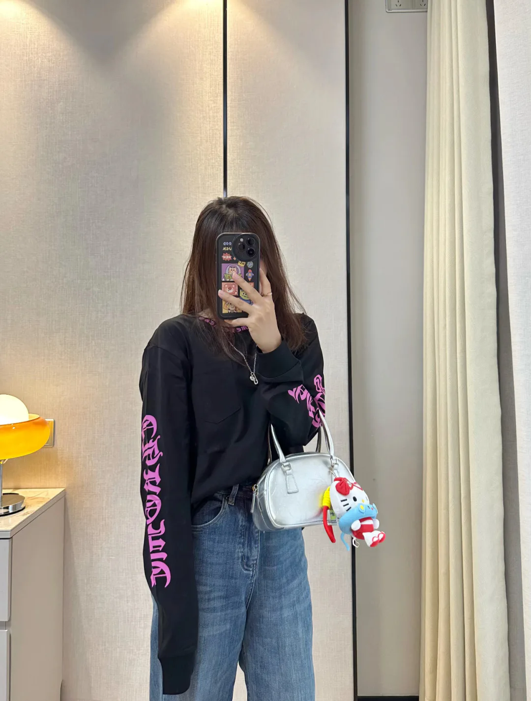 Лонгсливы Мужские Chrome Hearts 11399351
