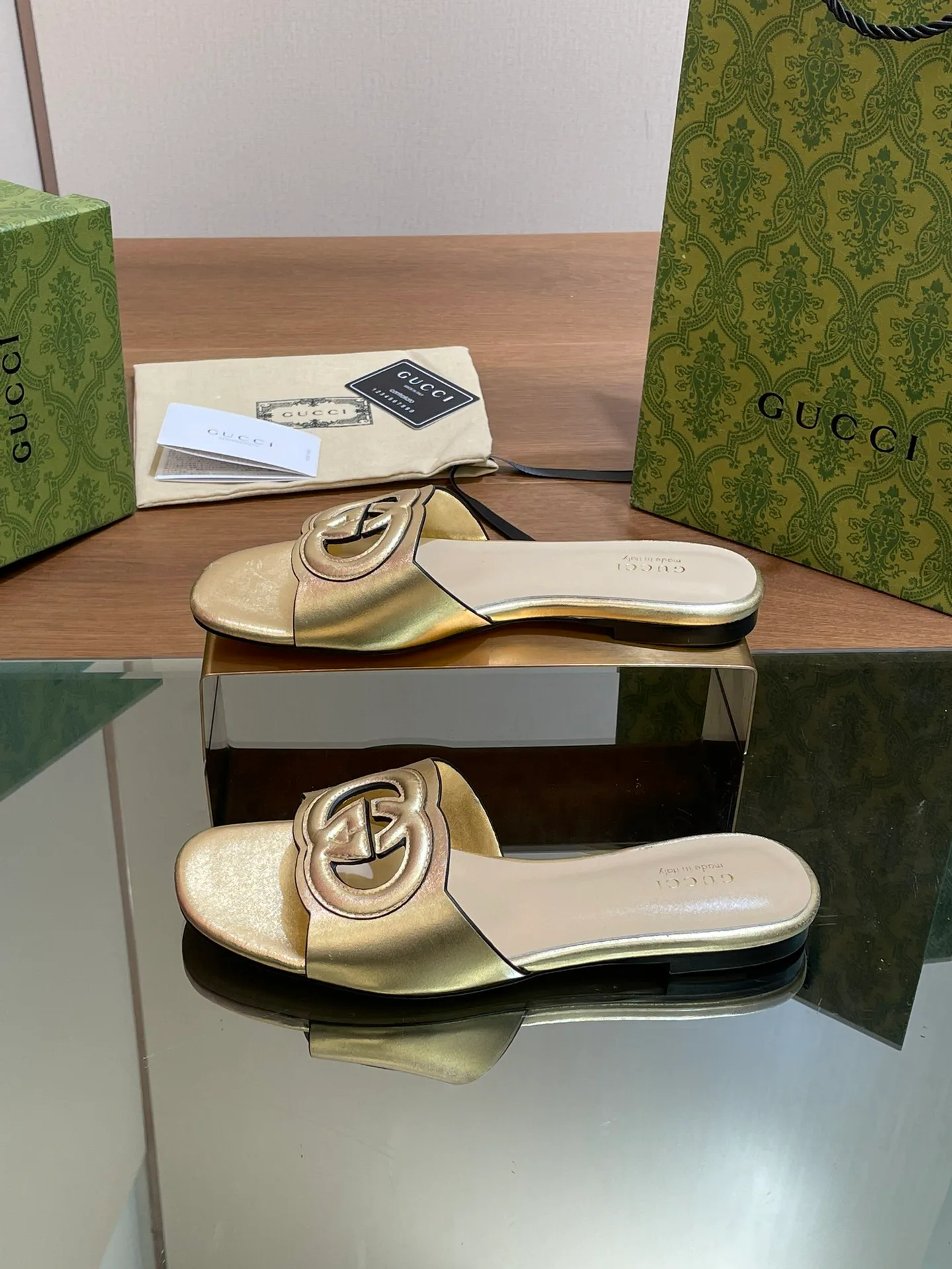 Шлепанцы Женские Gucci 34955