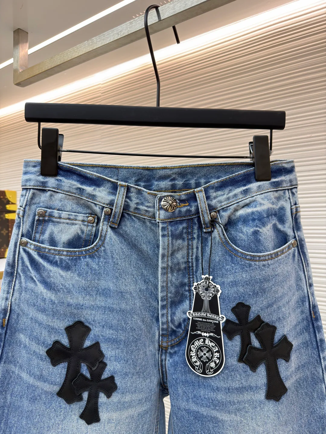 Джинсы Мужские Chrome Hearts 1566555
