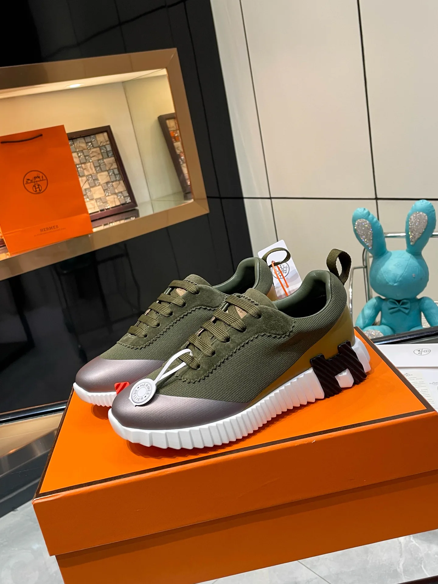 Кроссовки Женские Hermes 232542