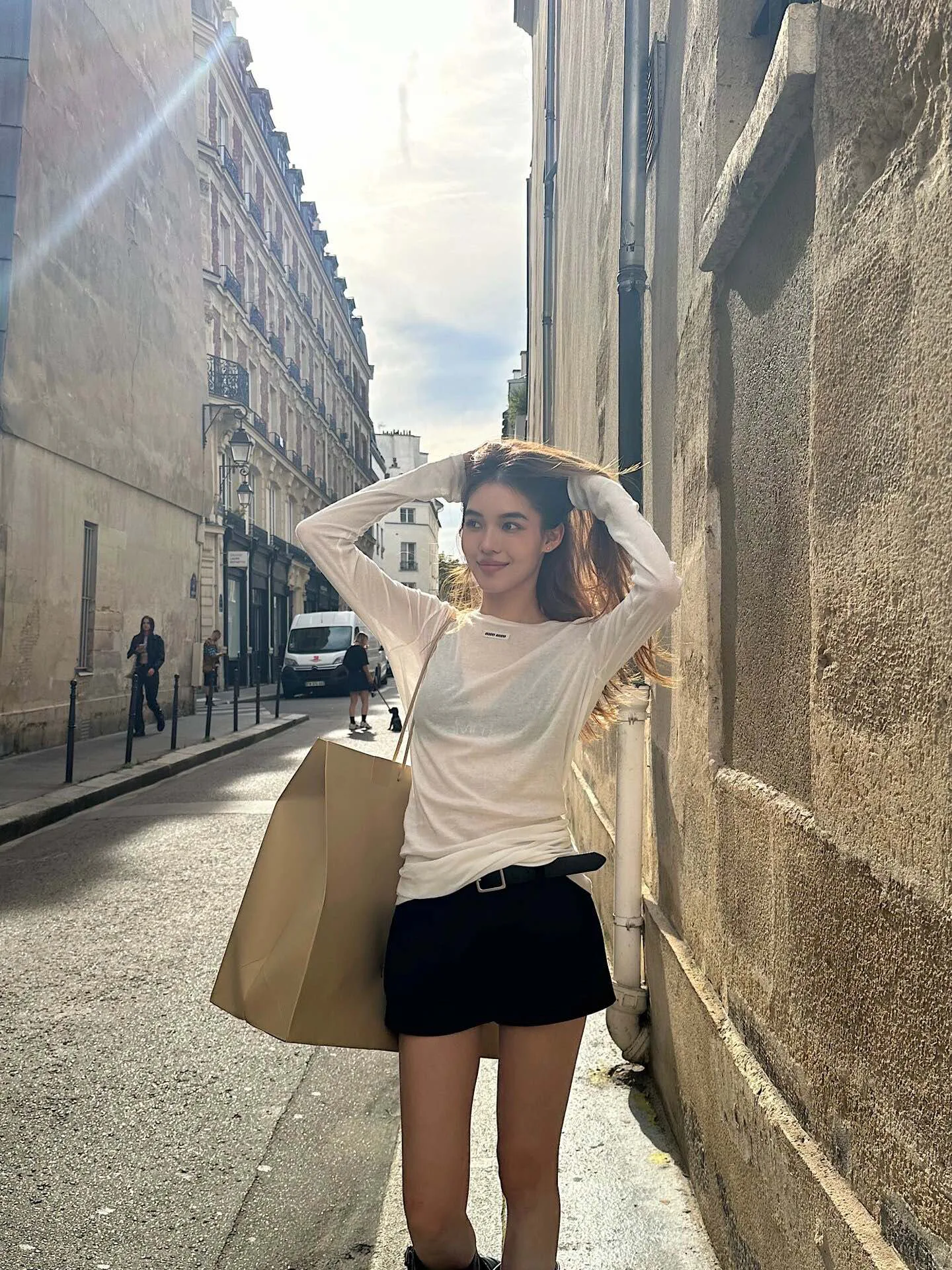 Лонгсливы Женские Miu Miu 4198044