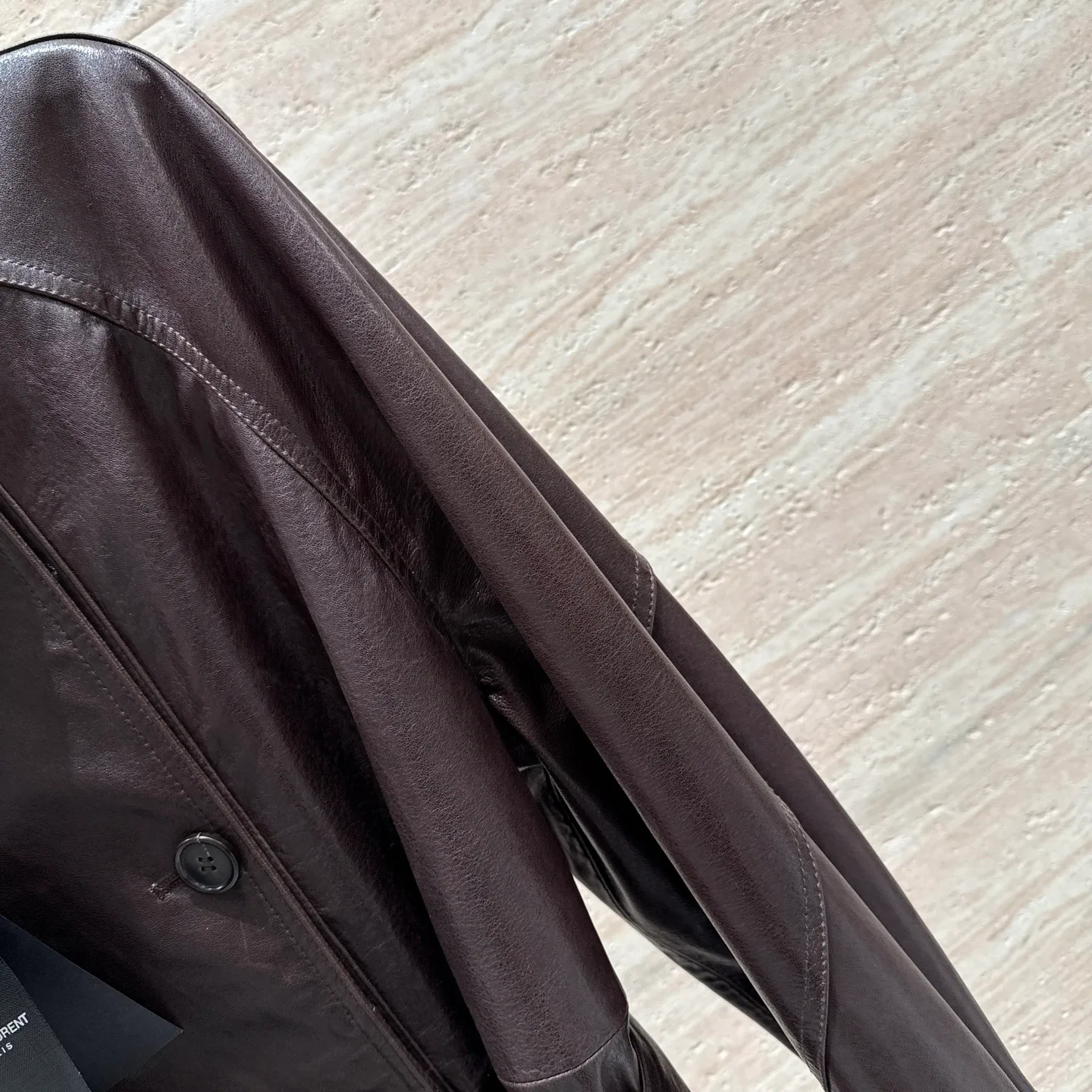 Кожаные Куртки И Дублёнки Мужские Saint Laurent 4575558