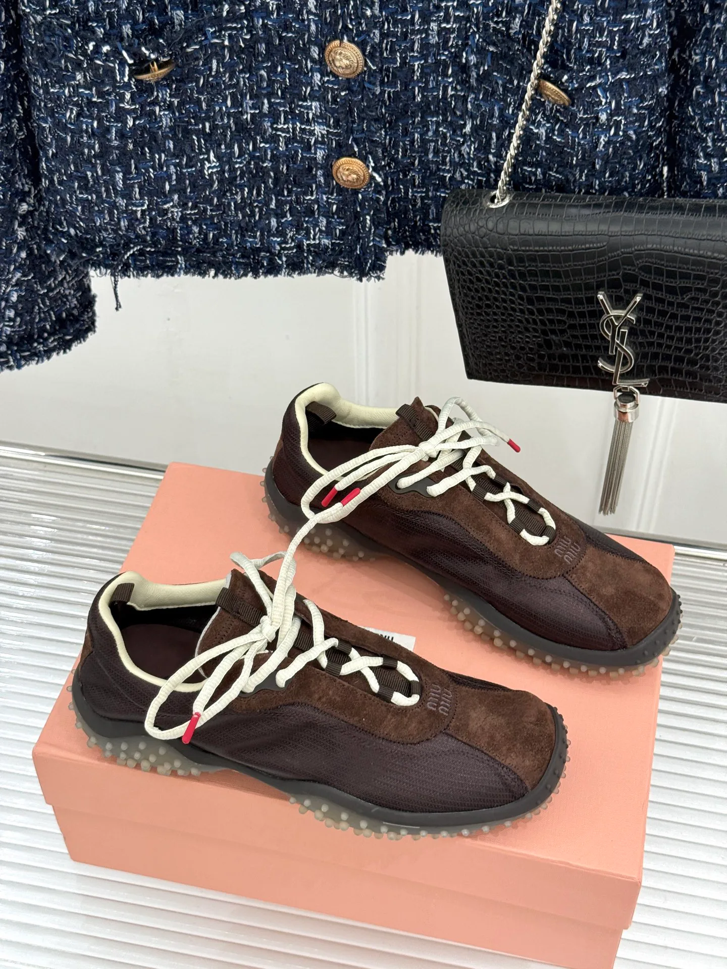 Кроссовки Женские Miu Miu 17596999