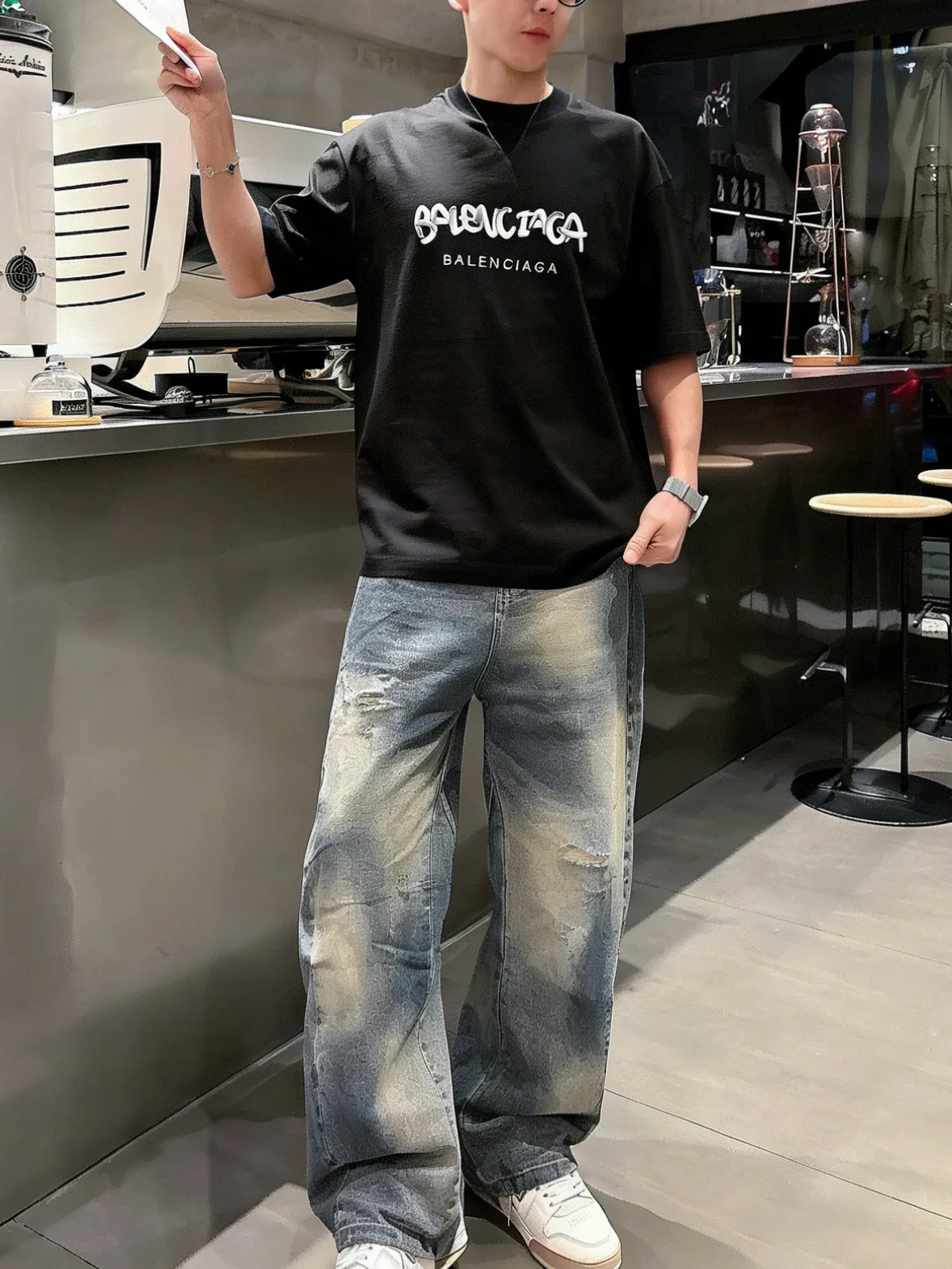 Футболки Мужские Balenciaga 2164769