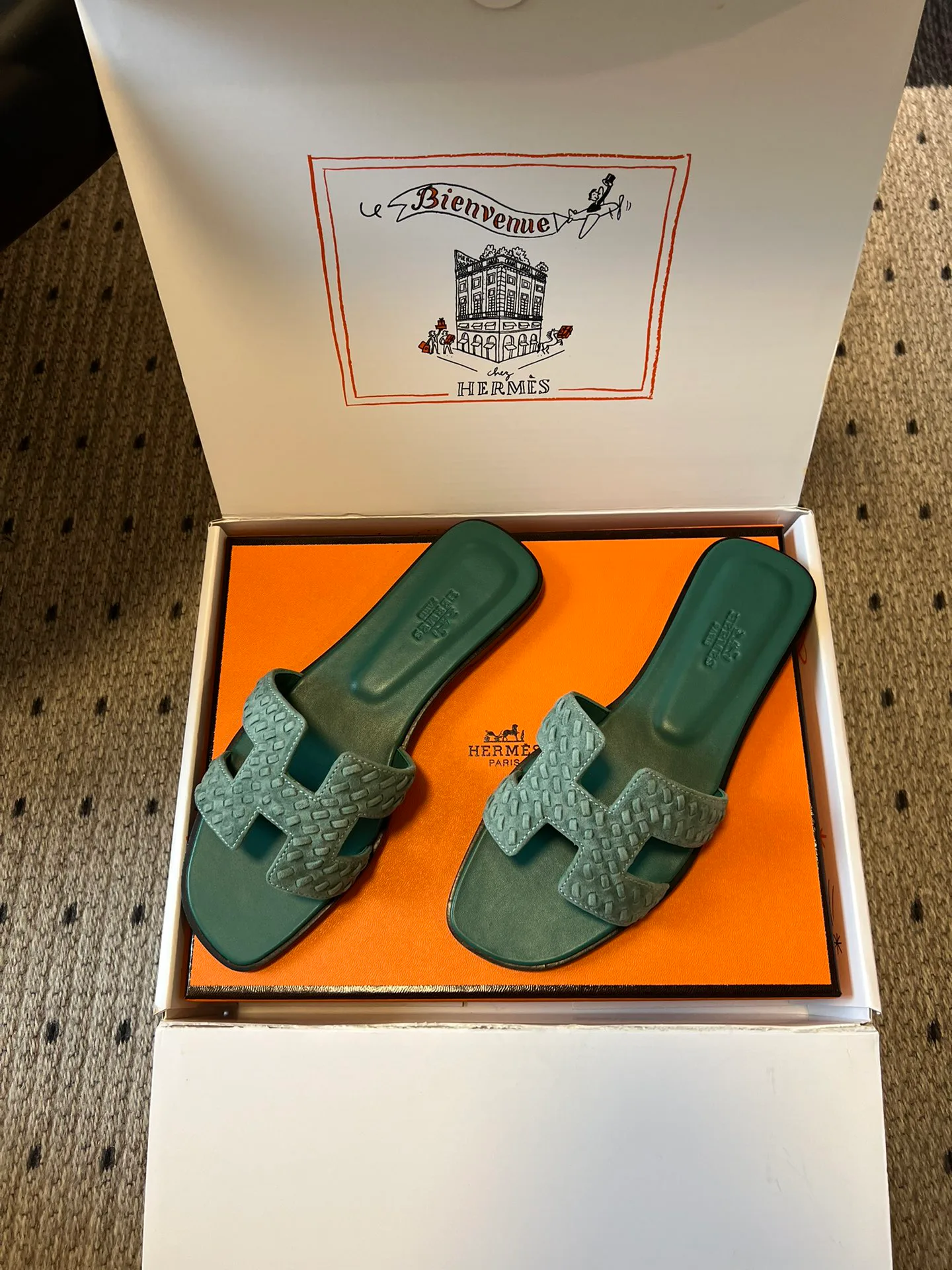 Шлепанцы Женские Hermes 11129419