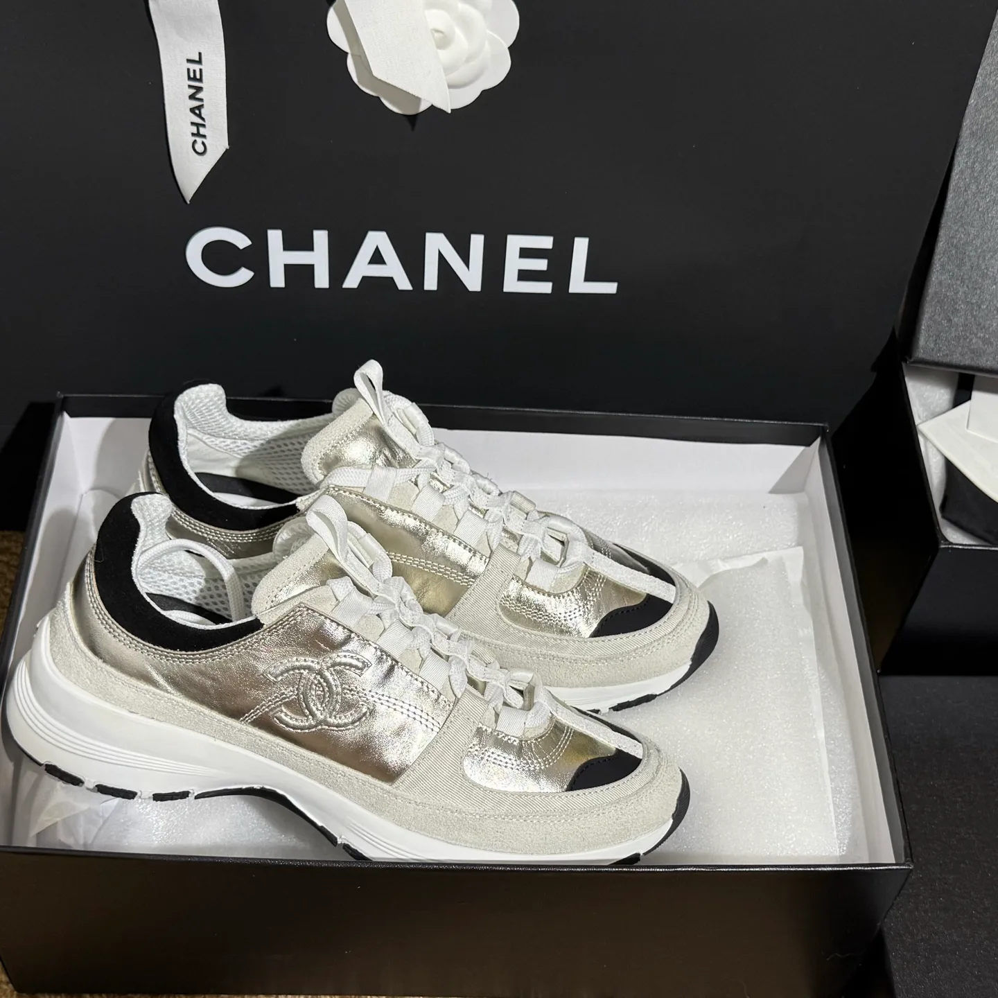 Кроссовки Женские Chanel 1769835