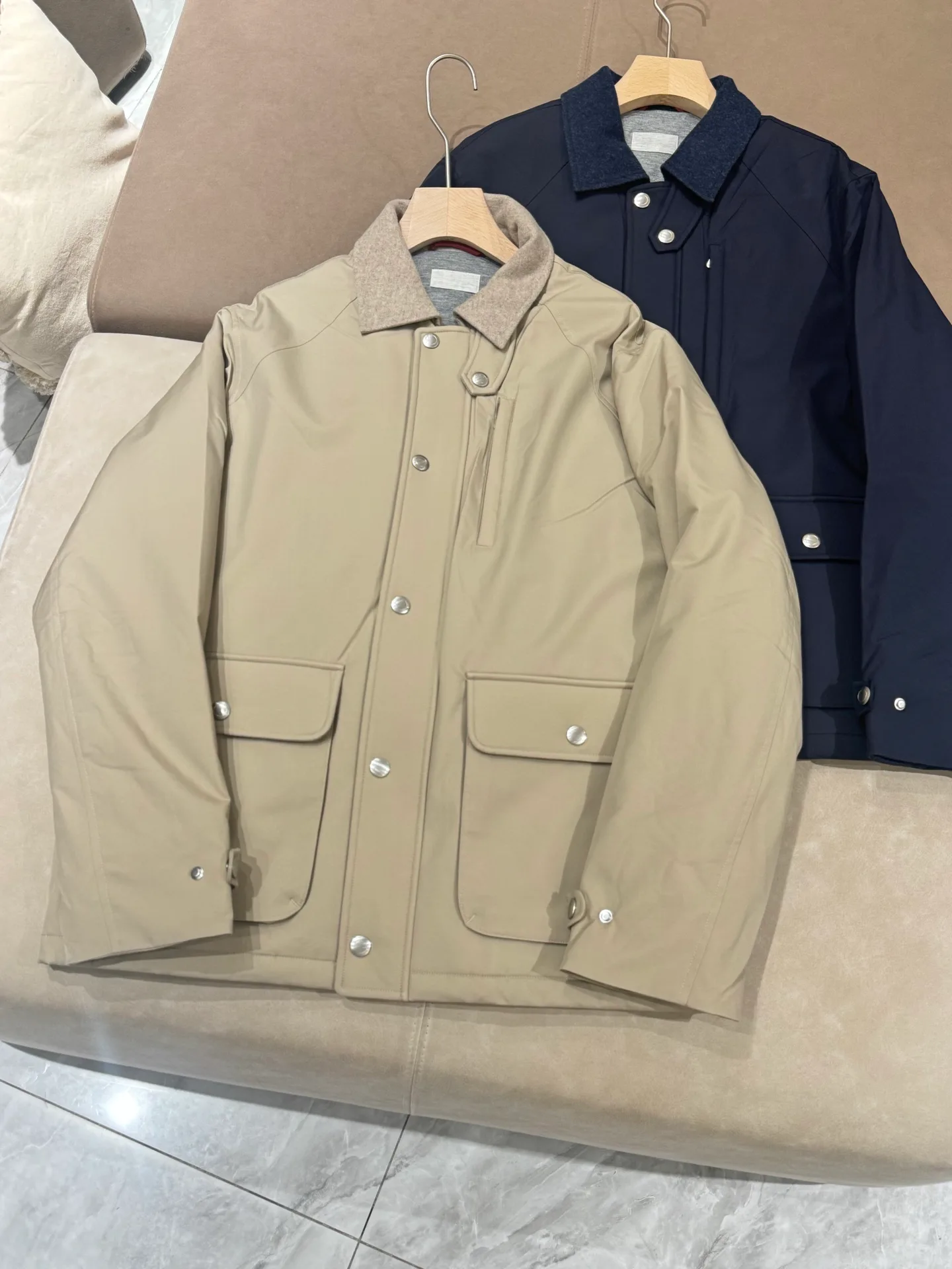 Куртки И Пуховики Мужские Brunello Cucinelli 1146155