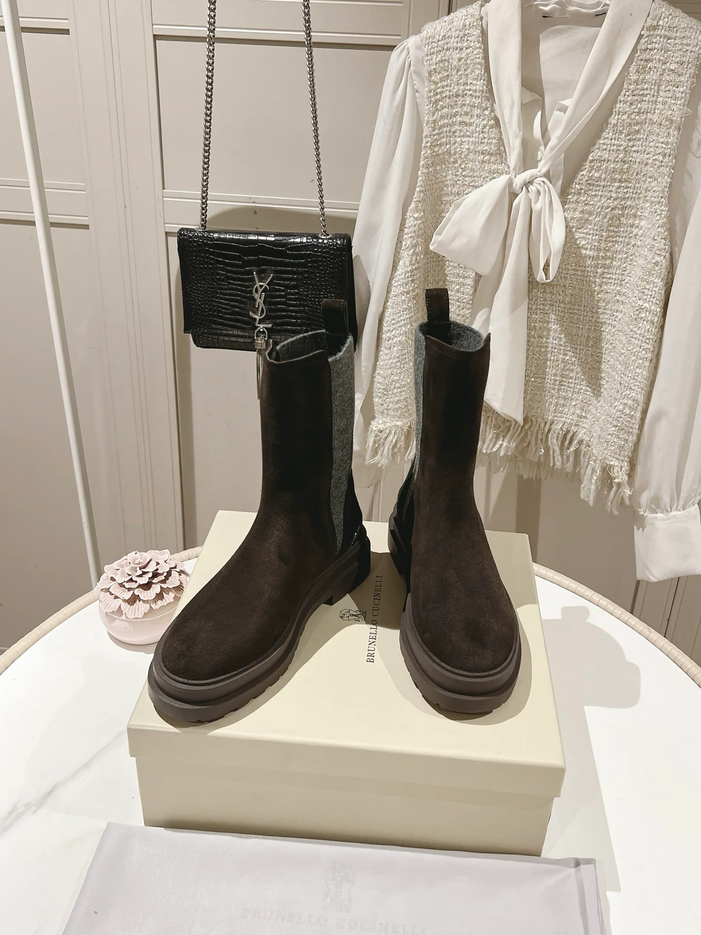 Ботинки Женские Brunello Cucinelli 18217269