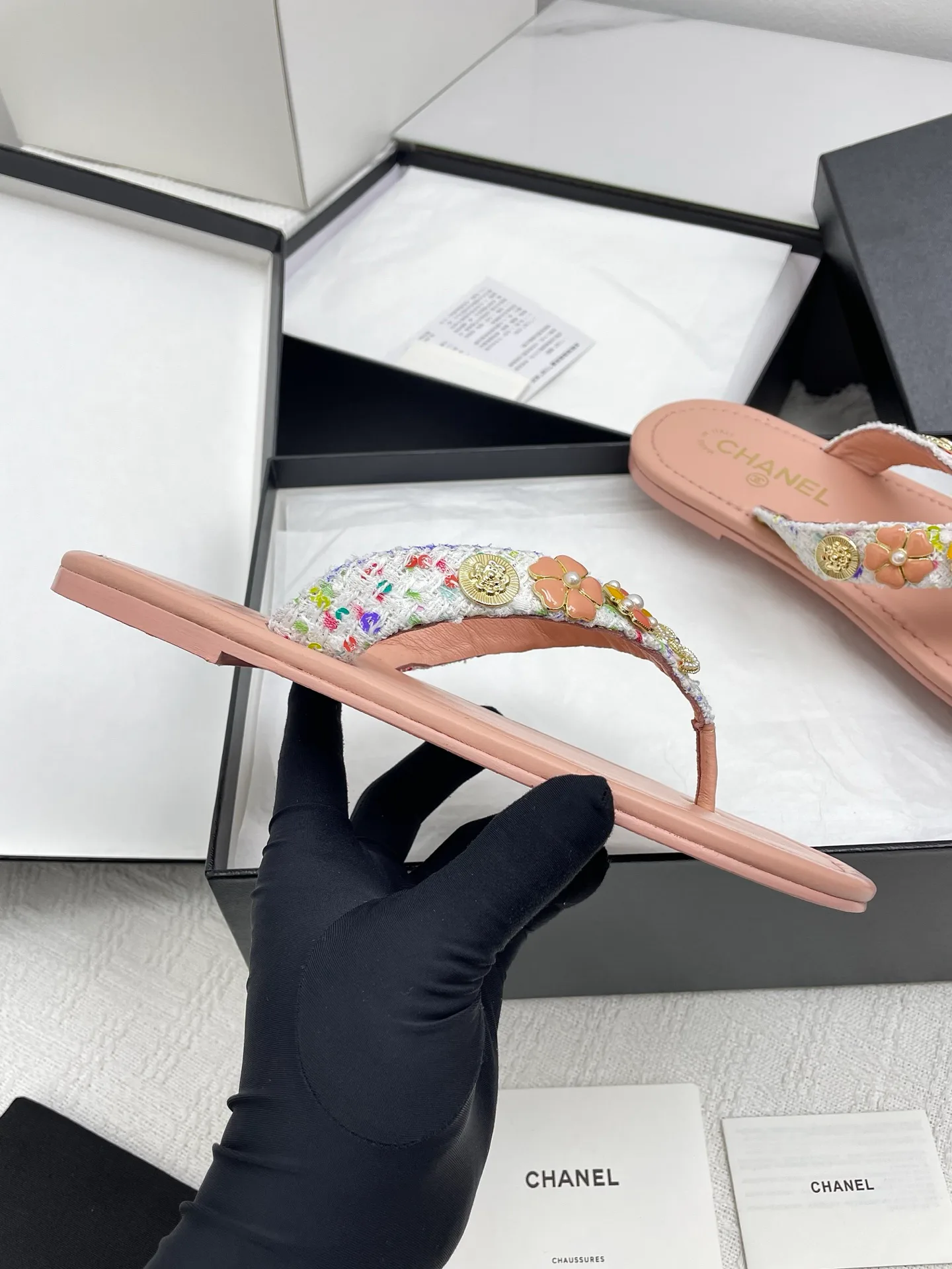 Шлепанцы Женские Chanel 36324