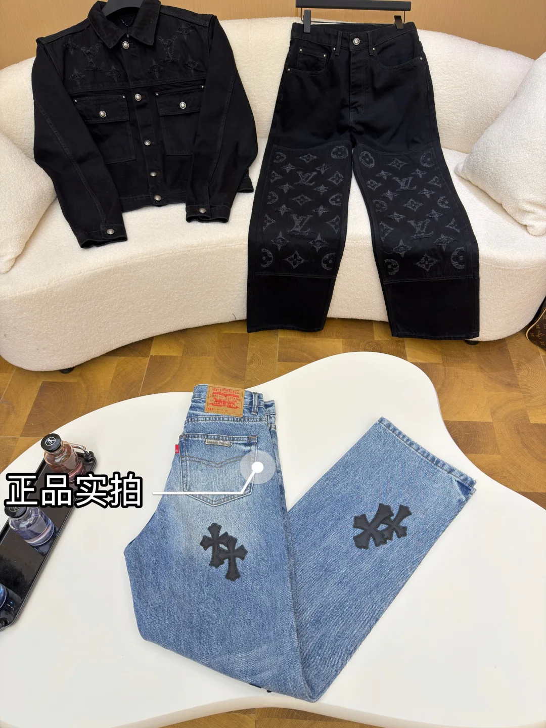 Джинсы Мужские Chrome Hearts 1566555