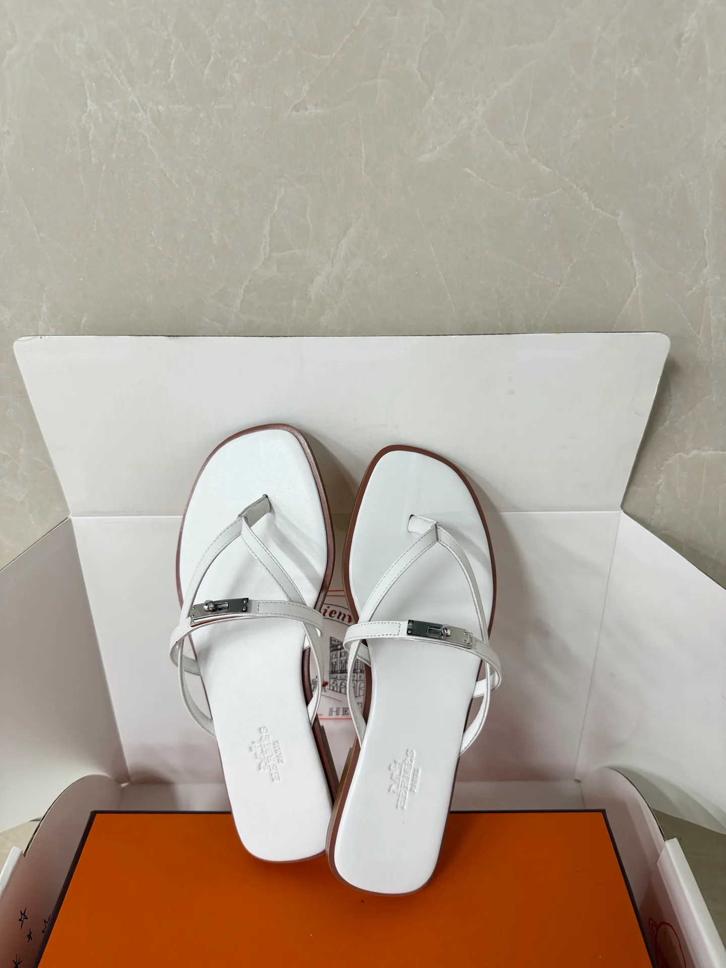 Шлепанцы Женские Hermes 10824881