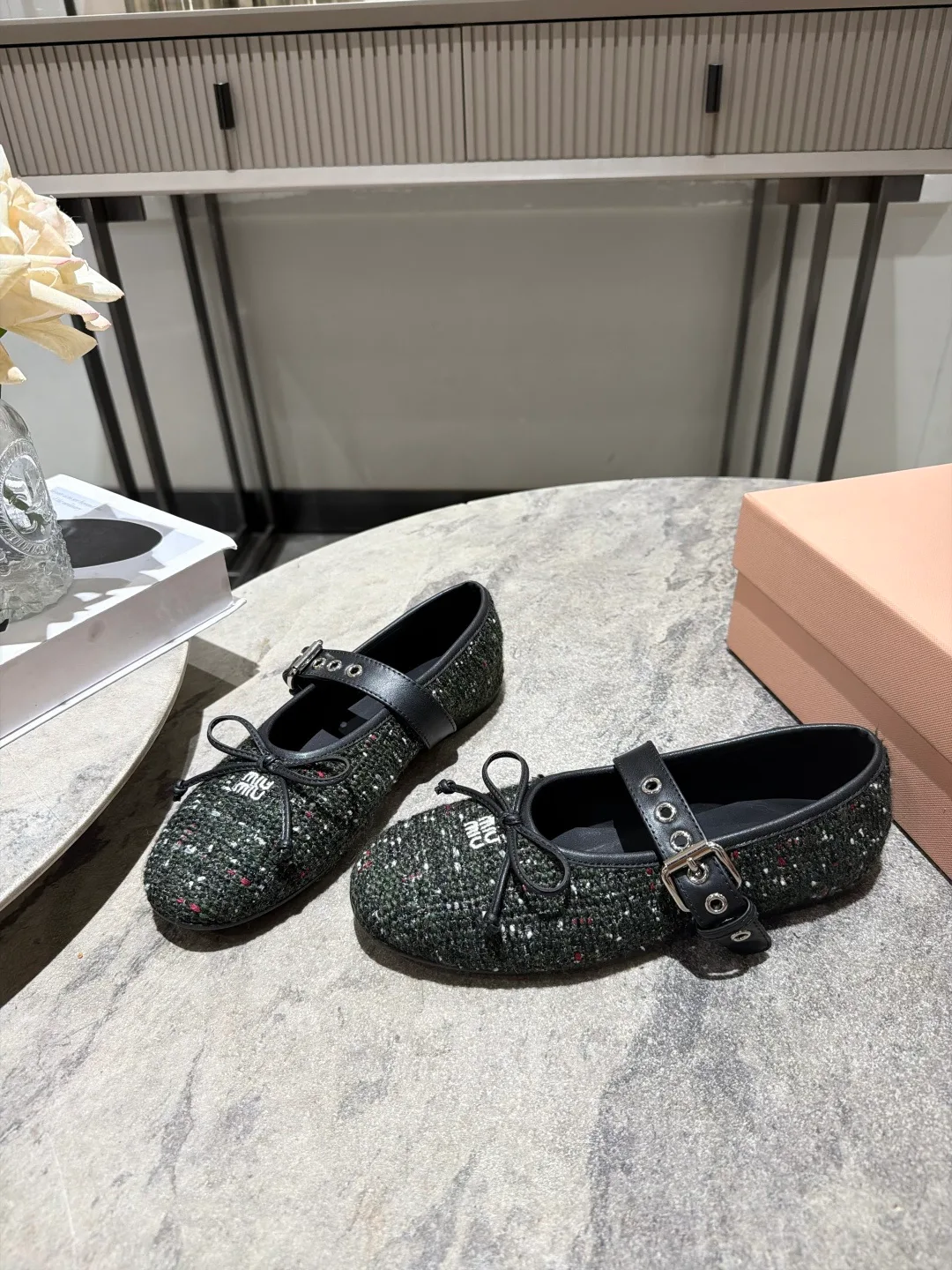 Балетки Женские Miu Miu 18549141