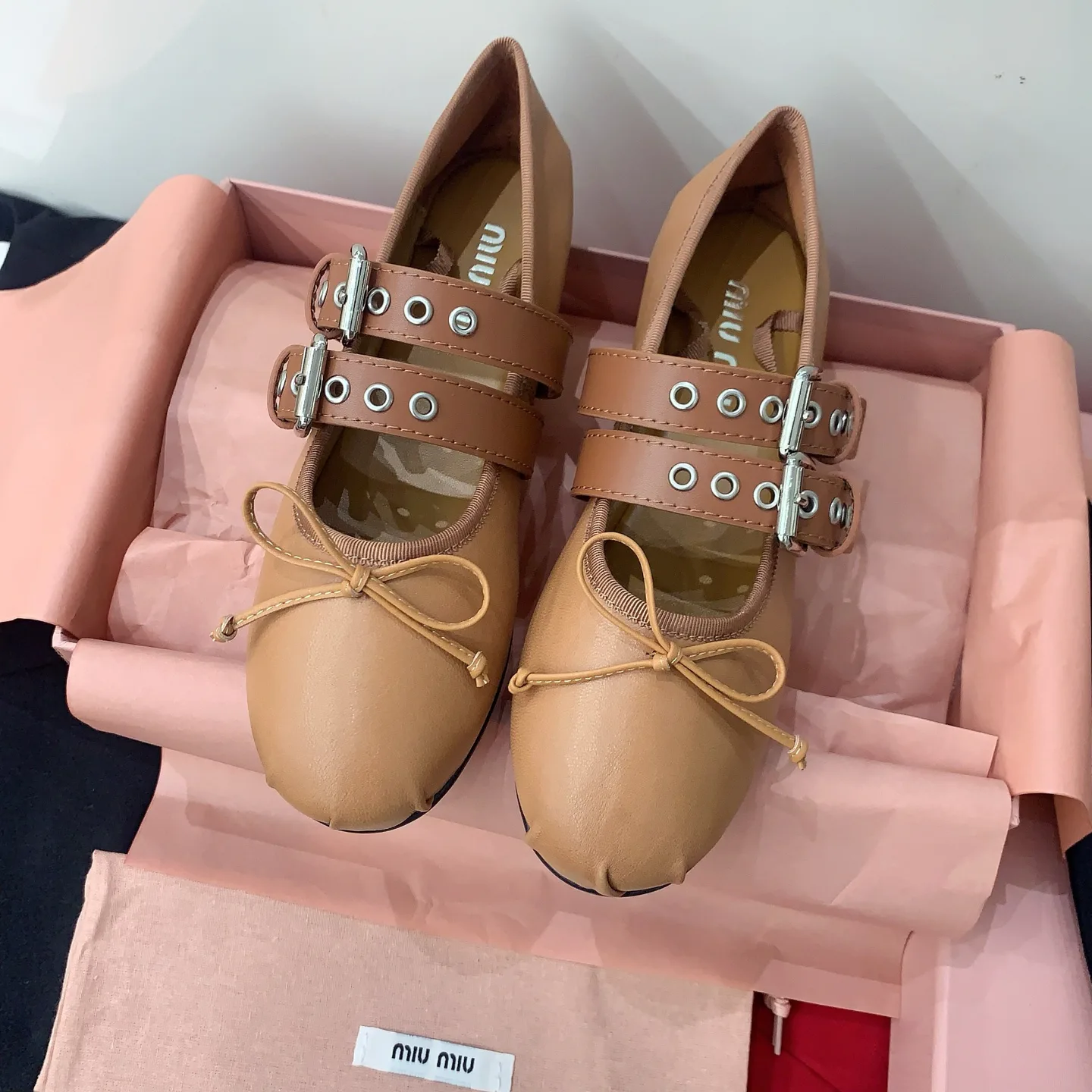 Балетки Женские Miu Miu 12696587