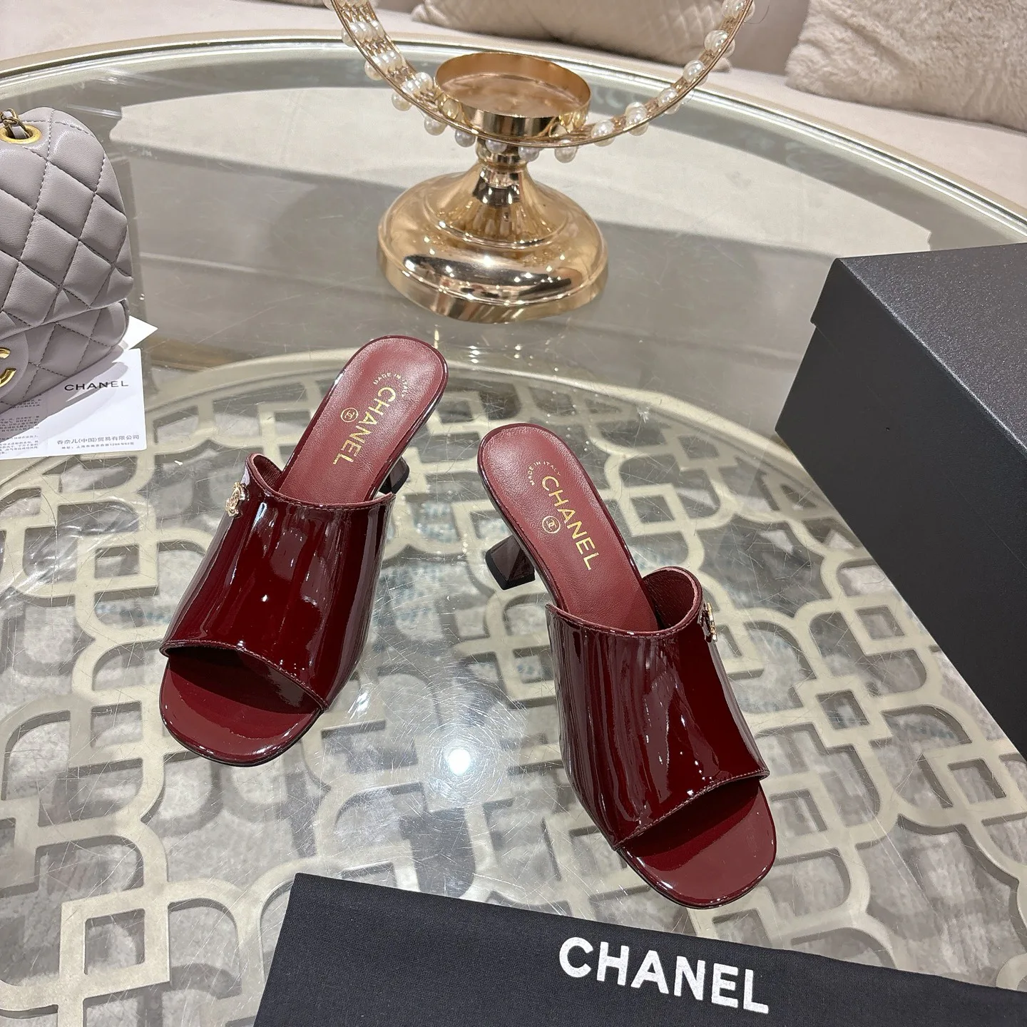 Босоножки Женские Chanel 1590817
