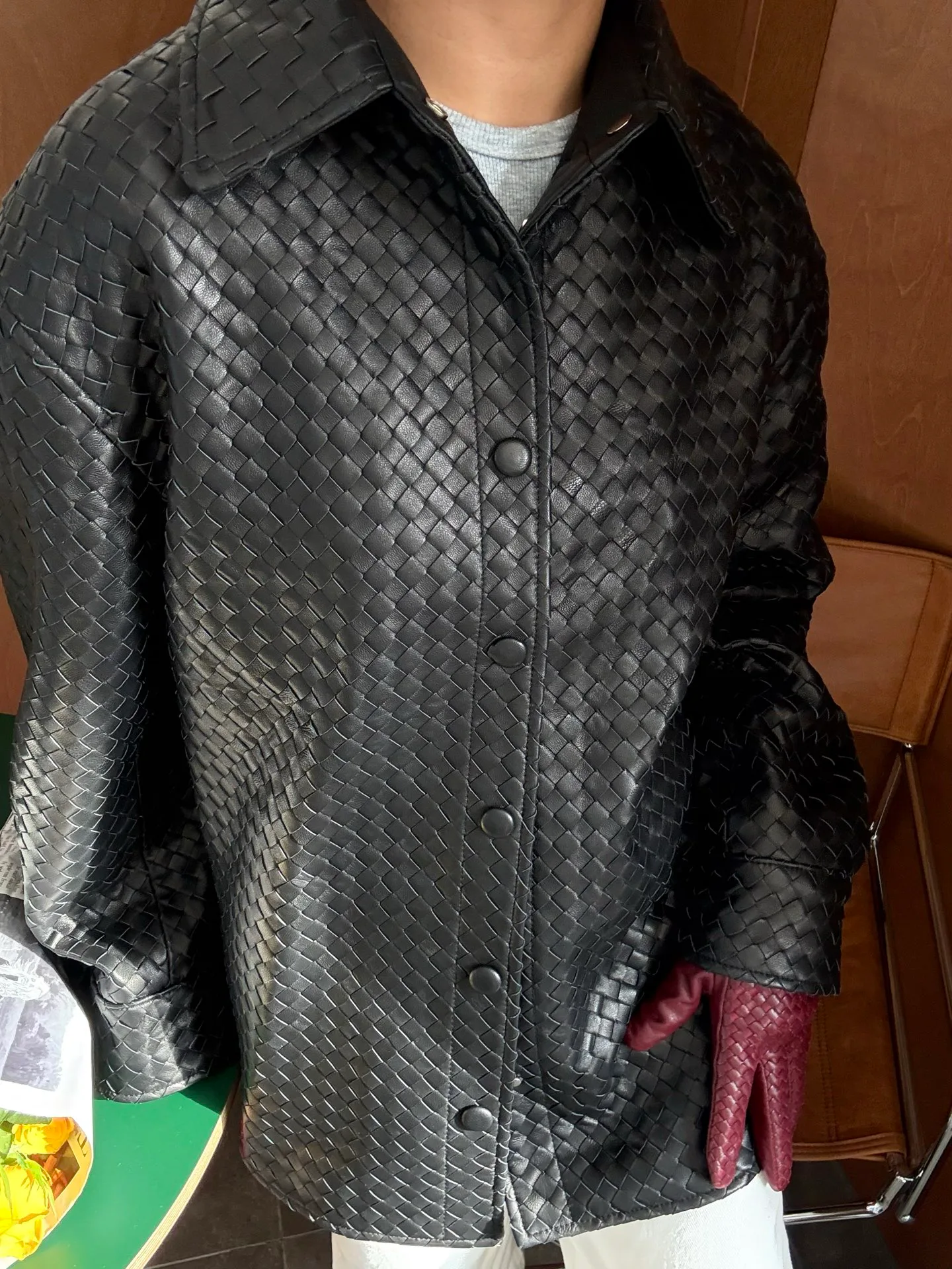 Кожаные Куртки И Дублёнки Женские Bottega Veneta 1882965