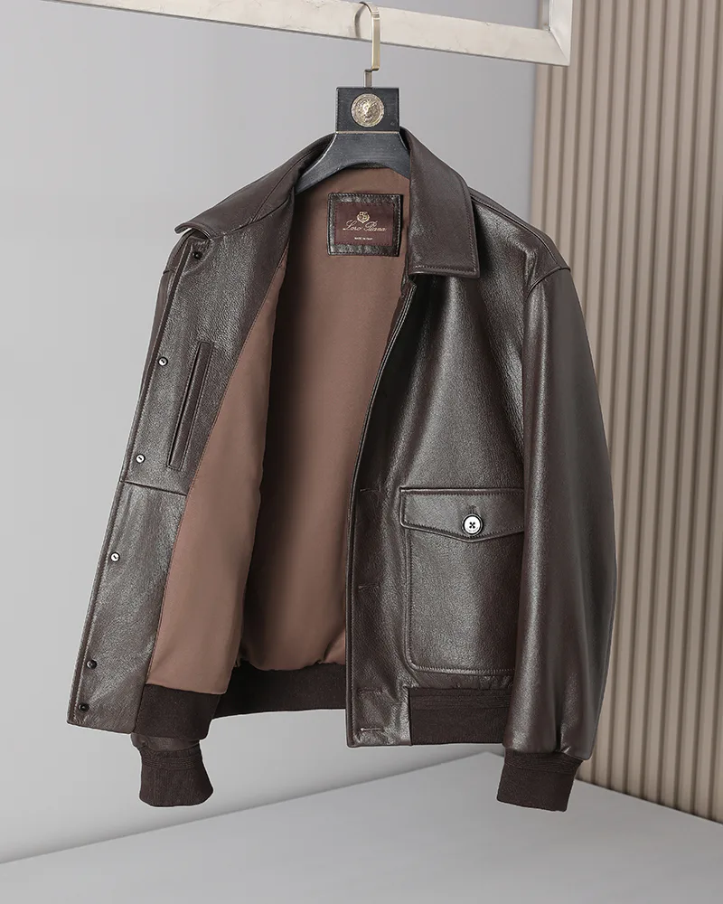 Кожаные Куртки И Дублёнки Мужские Loro Piana 17952131
