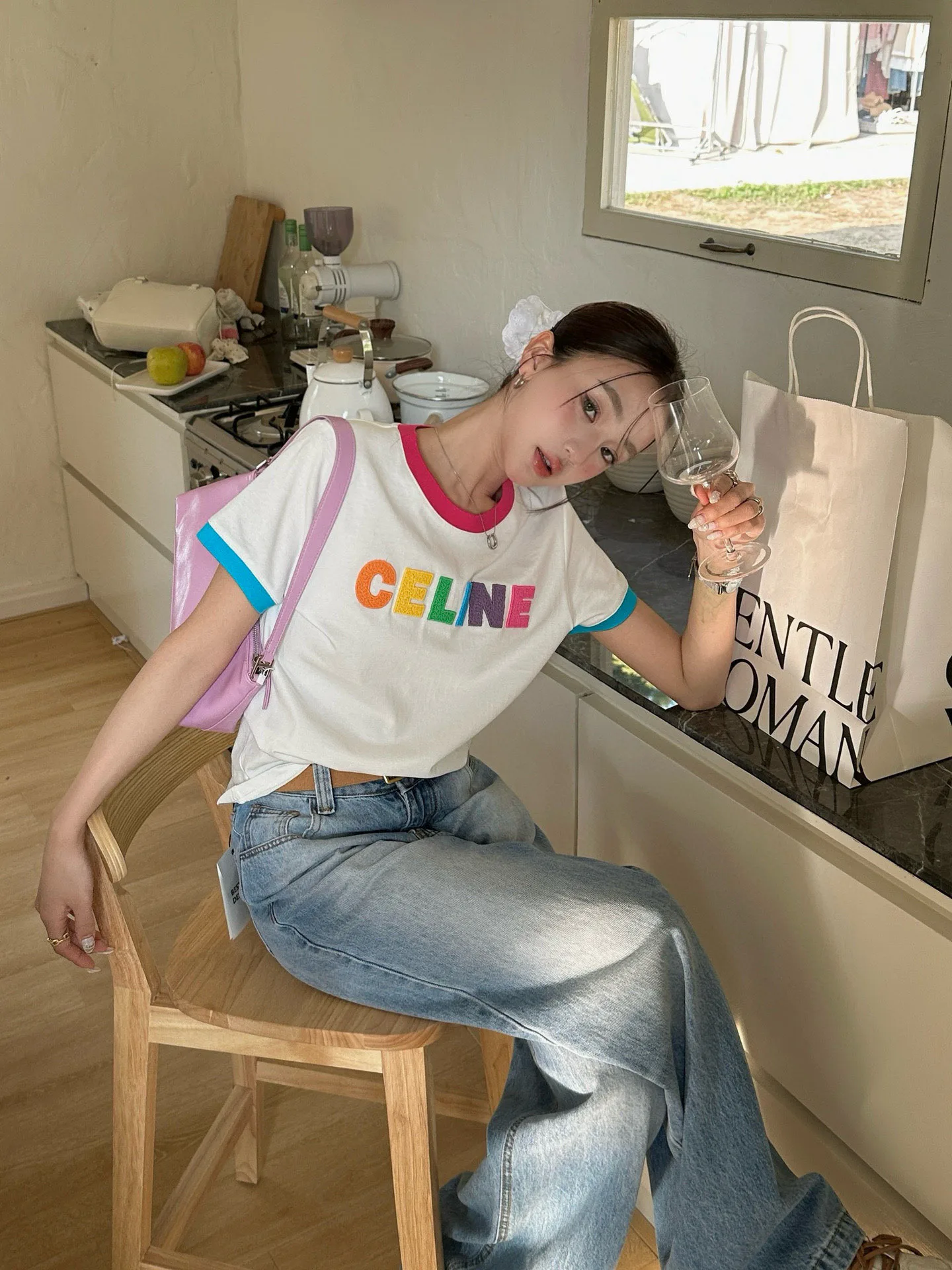 Футболки Женские Celine 16725