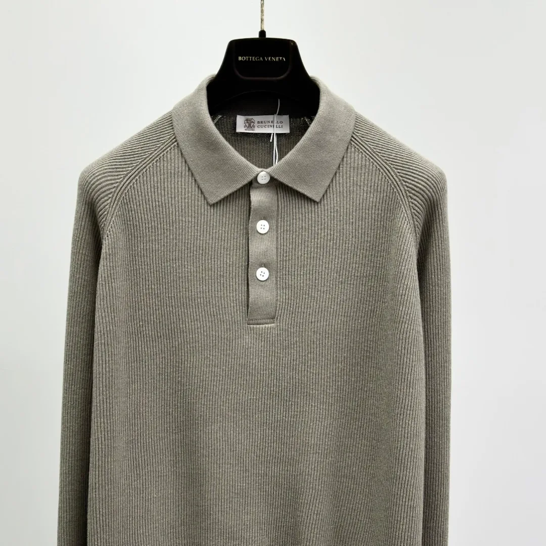 Лонгсливы Мужские Brunello Cucinelli 389956