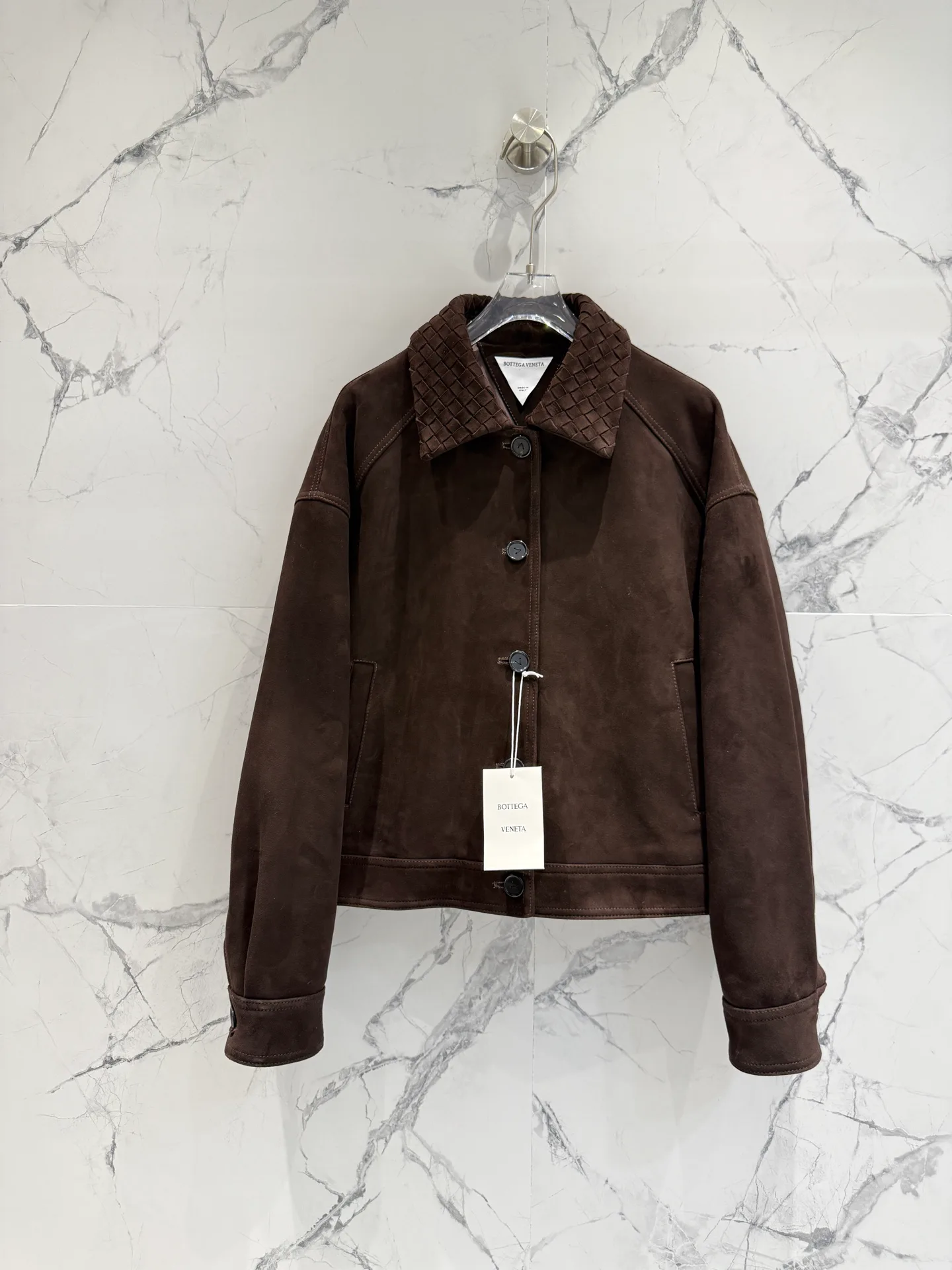 Кожаные Куртки И Дублёнки Женские Bottega Veneta 11428955