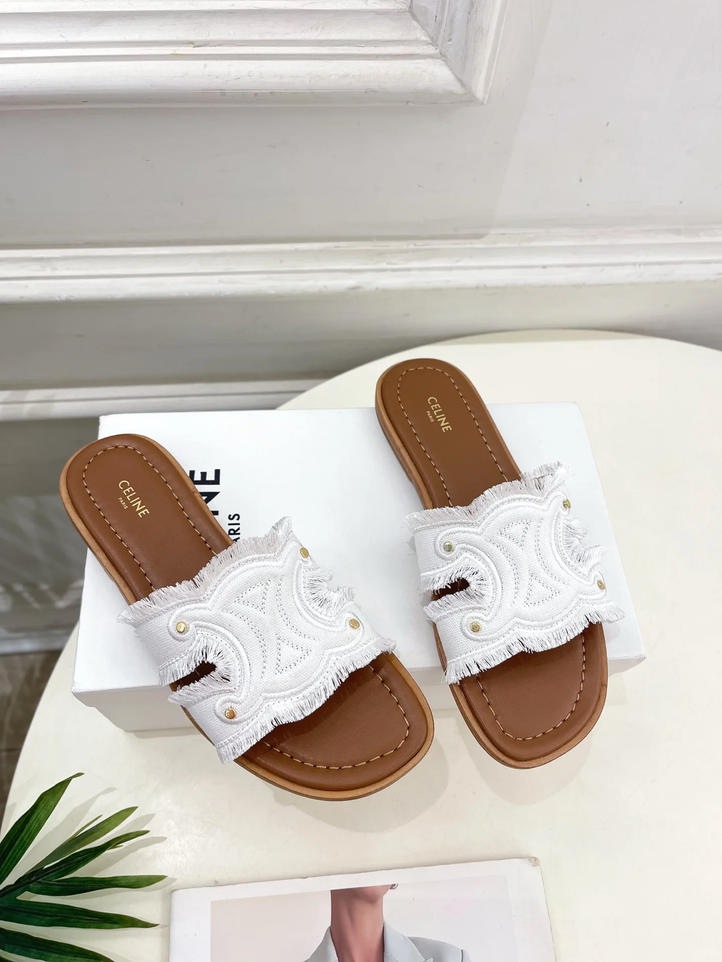 Шлепанцы Женские Celine 12692432