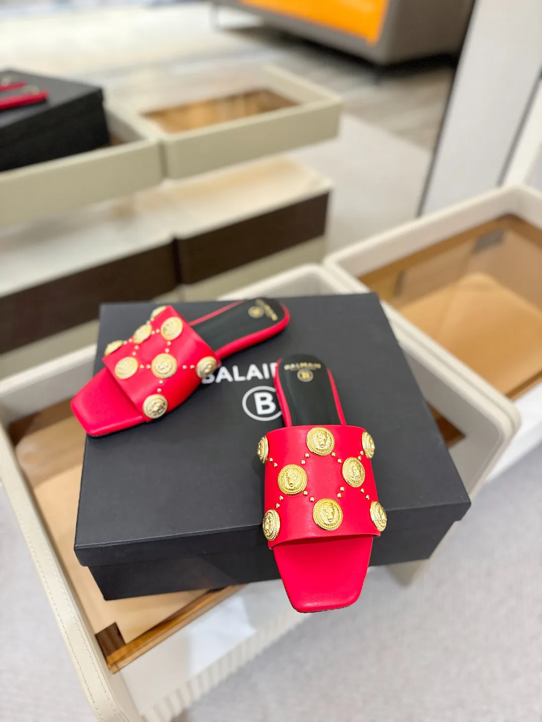 Шлепанцы Женские Balmain 841029