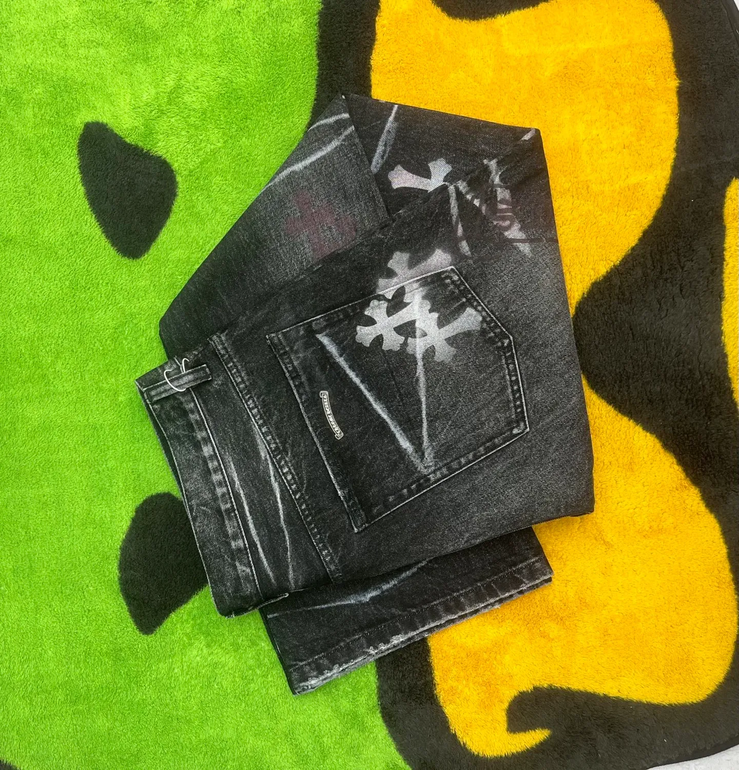 Джинсы Женские Chrome Hearts 906620