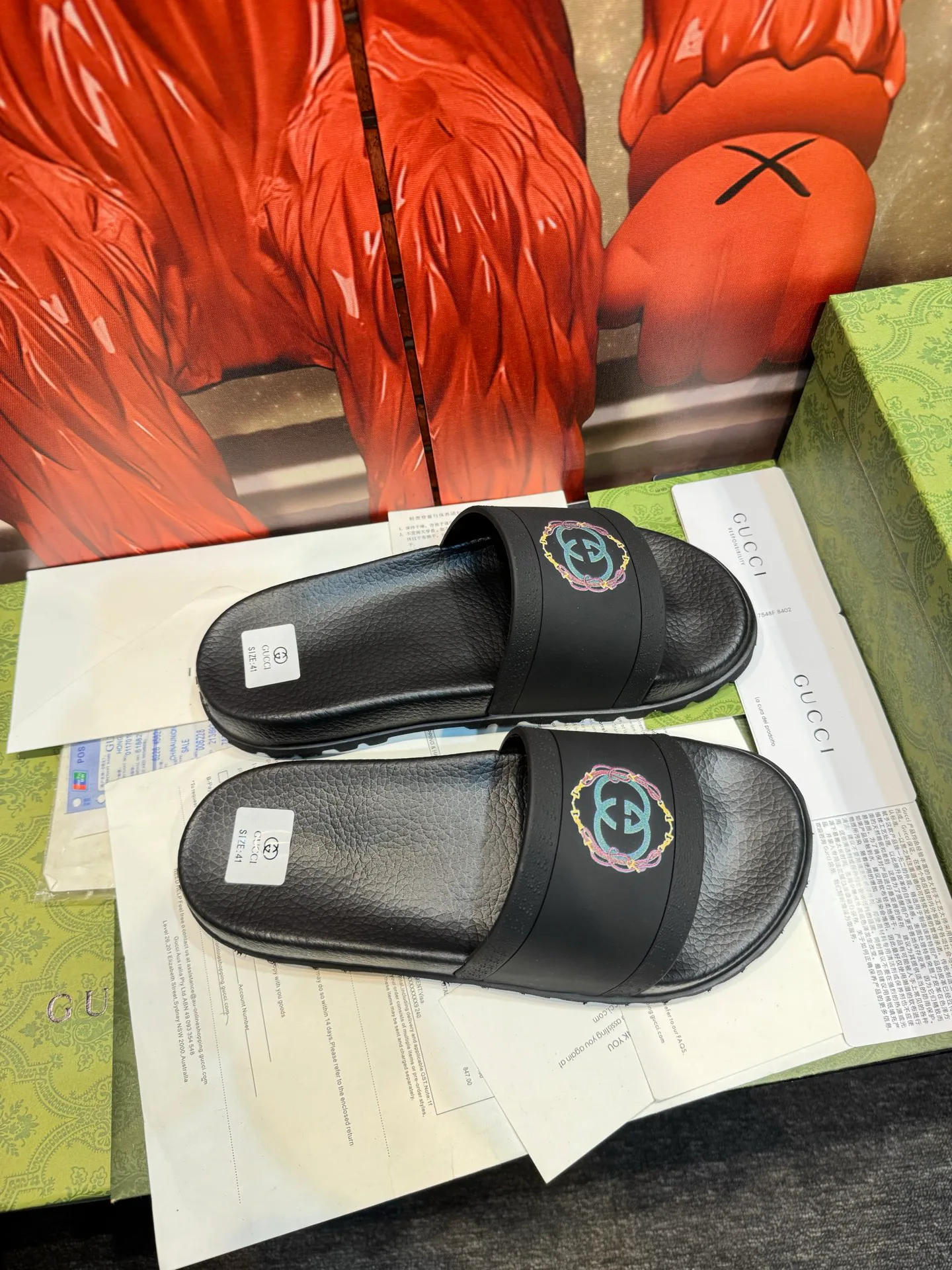 Шлепанцы Женские Gucci 10313885