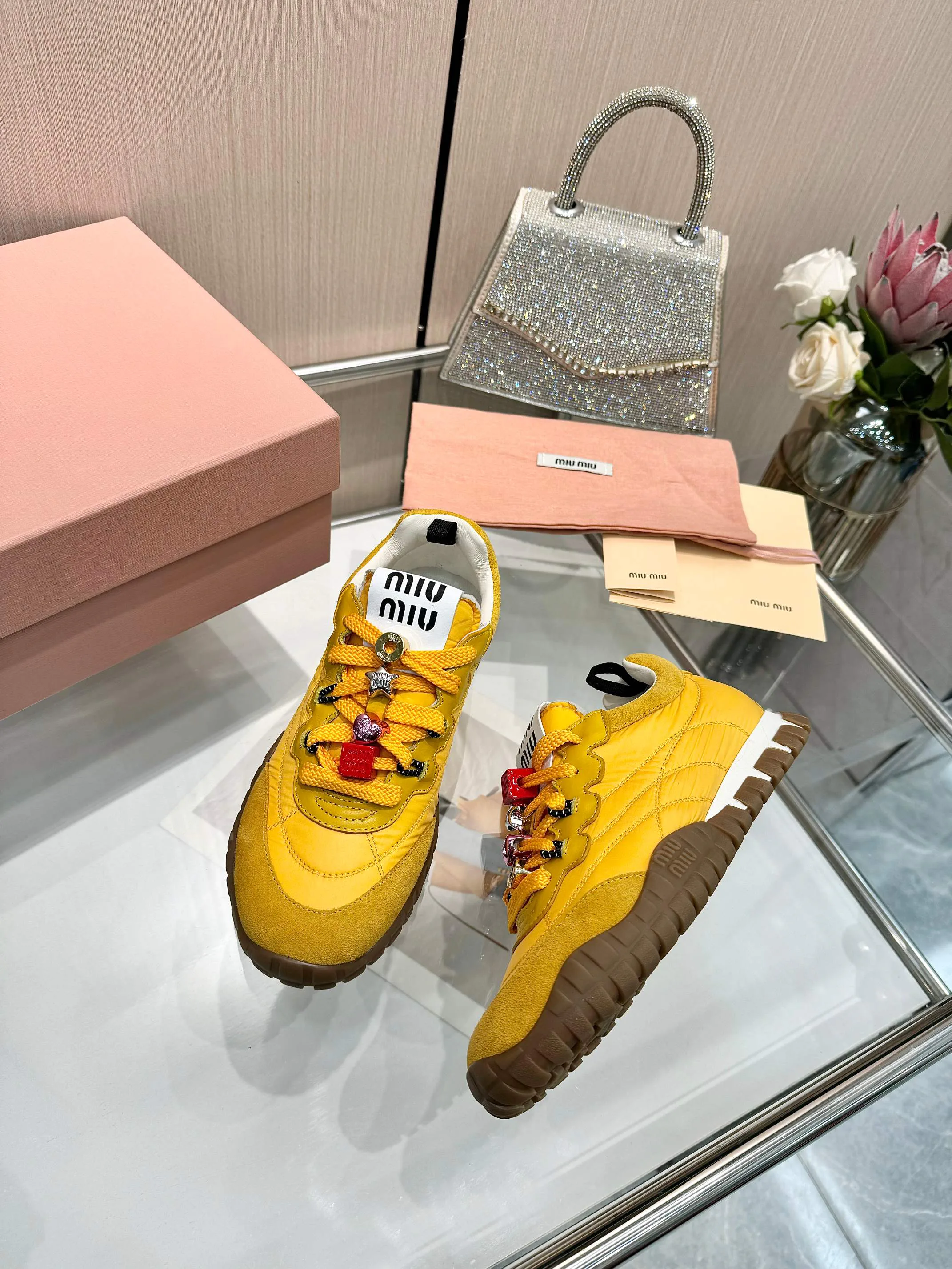 Кроссовки Женские Miu Miu 20365