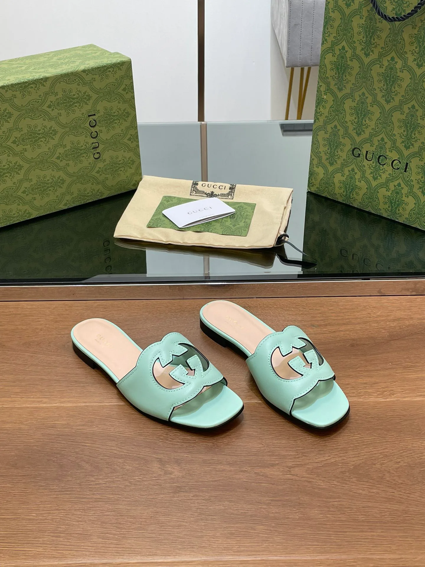 Шлепанцы Женские Gucci 11580