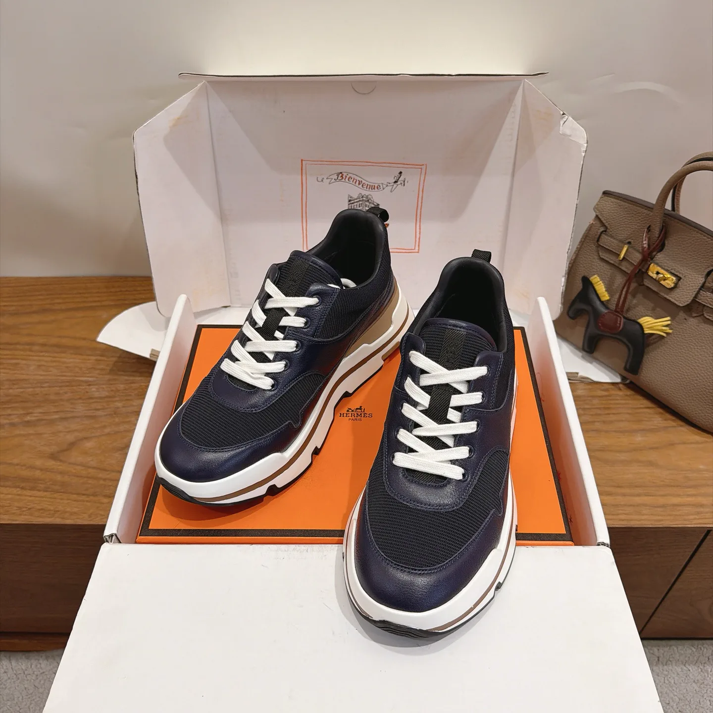 Кроссовки Мужские Hermes 19055229