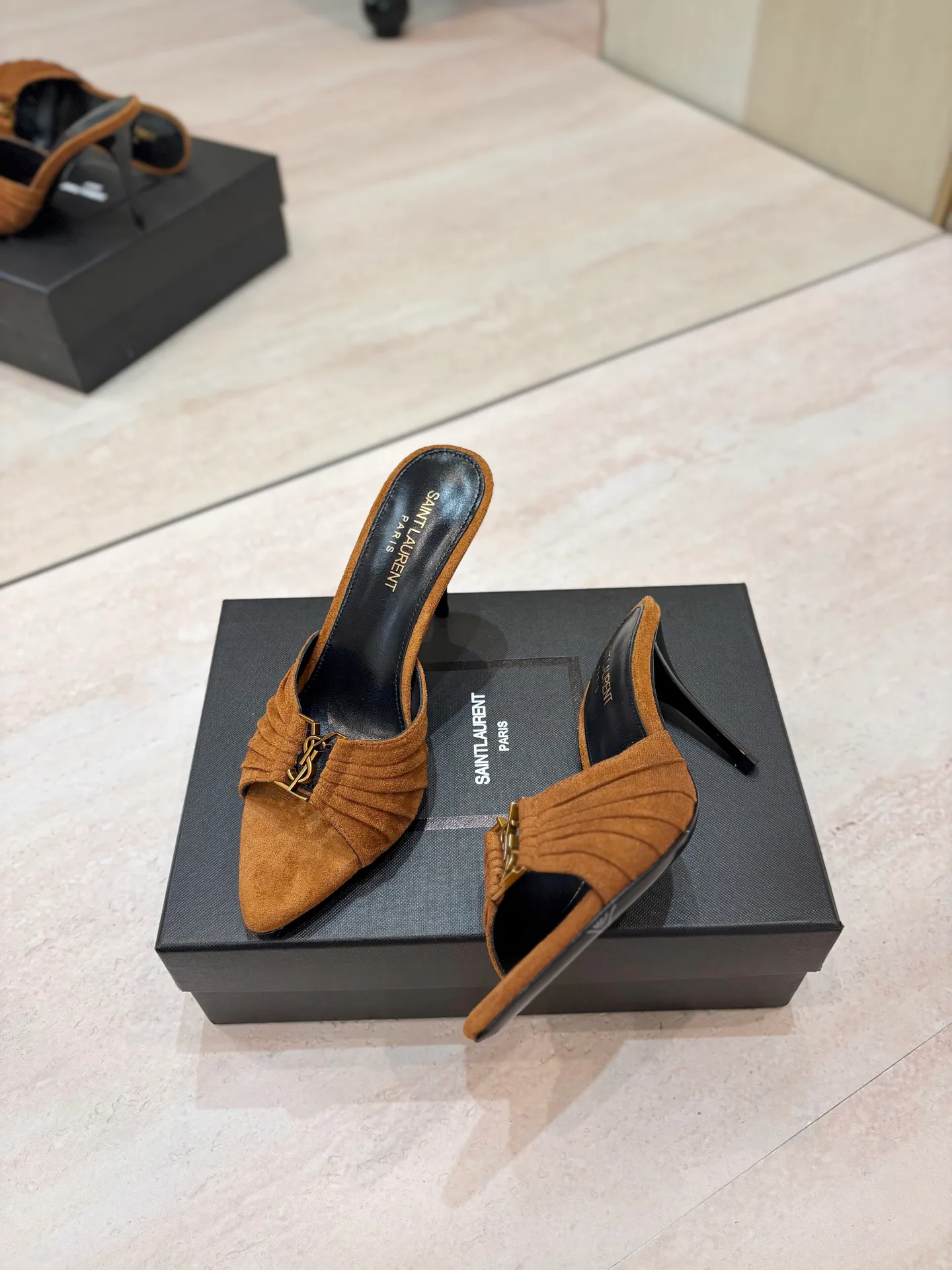 Мюли И Сабо Женские Saint Laurent 17476015