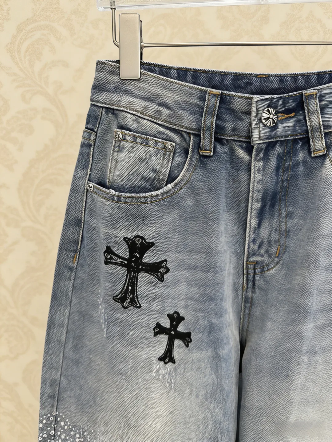Джинсы Женские Chrome Hearts 11550095