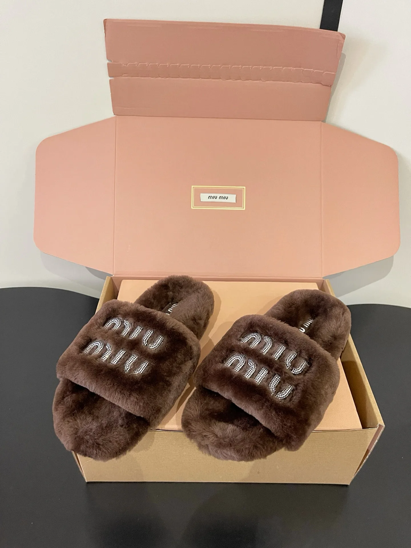 Тапочки Женские Miu Miu 18989486