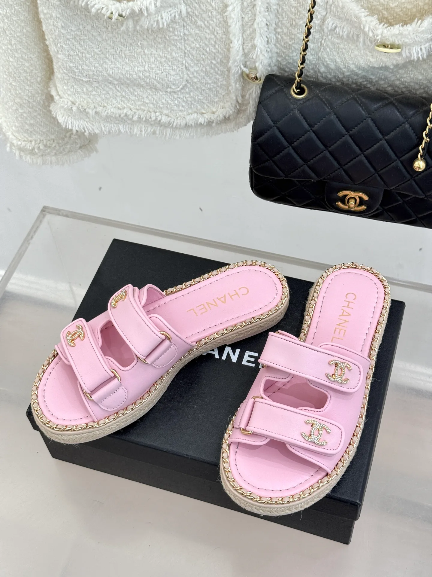 Шлепанцы Женские Chanel 1885759