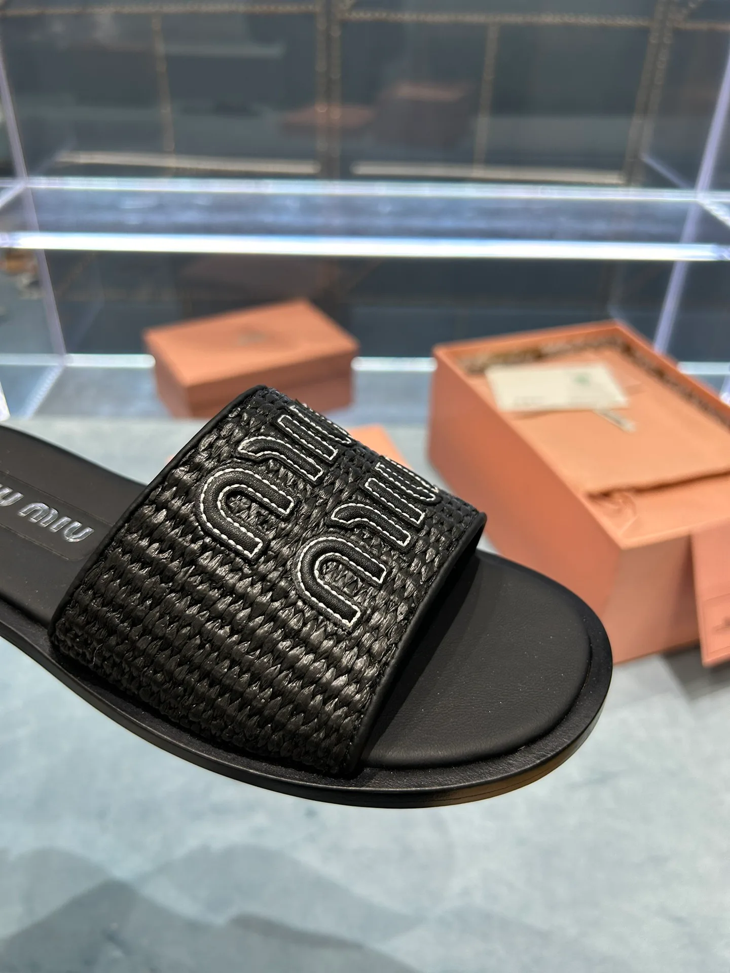 Шлепанцы Женские Miu Miu 18961